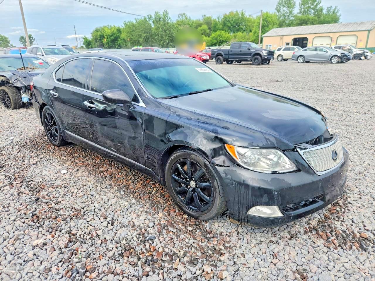 2007 Lexus Ls 460 Черный vin: JTHBL46FX75016270