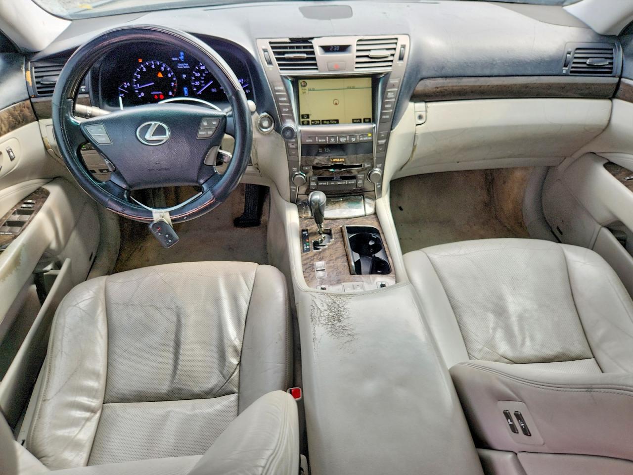 2007 Lexus Ls 460 Черный vin: JTHBL46FX75016270
