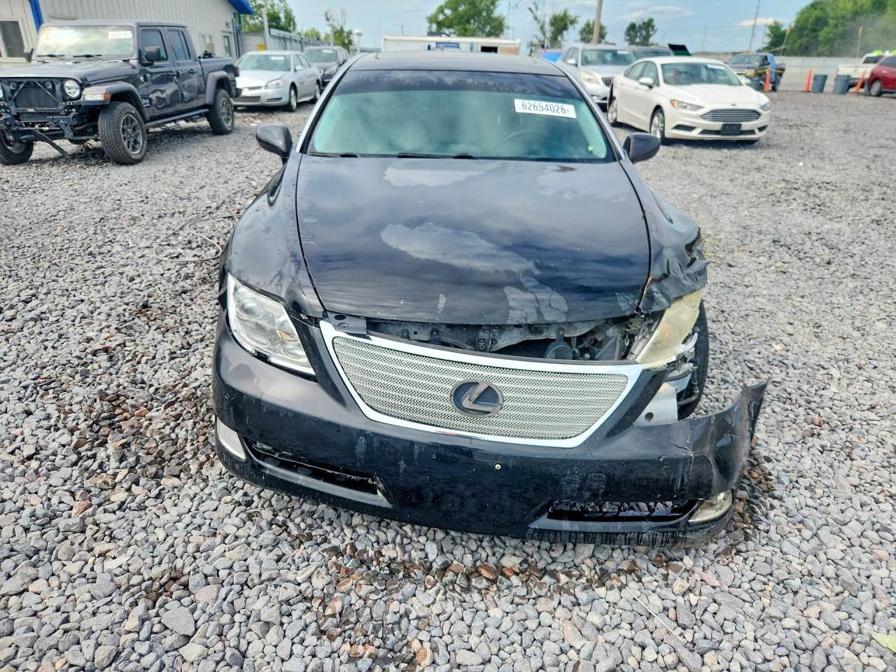 2007 Lexus Ls 460 Черный vin: JTHBL46FX75016270