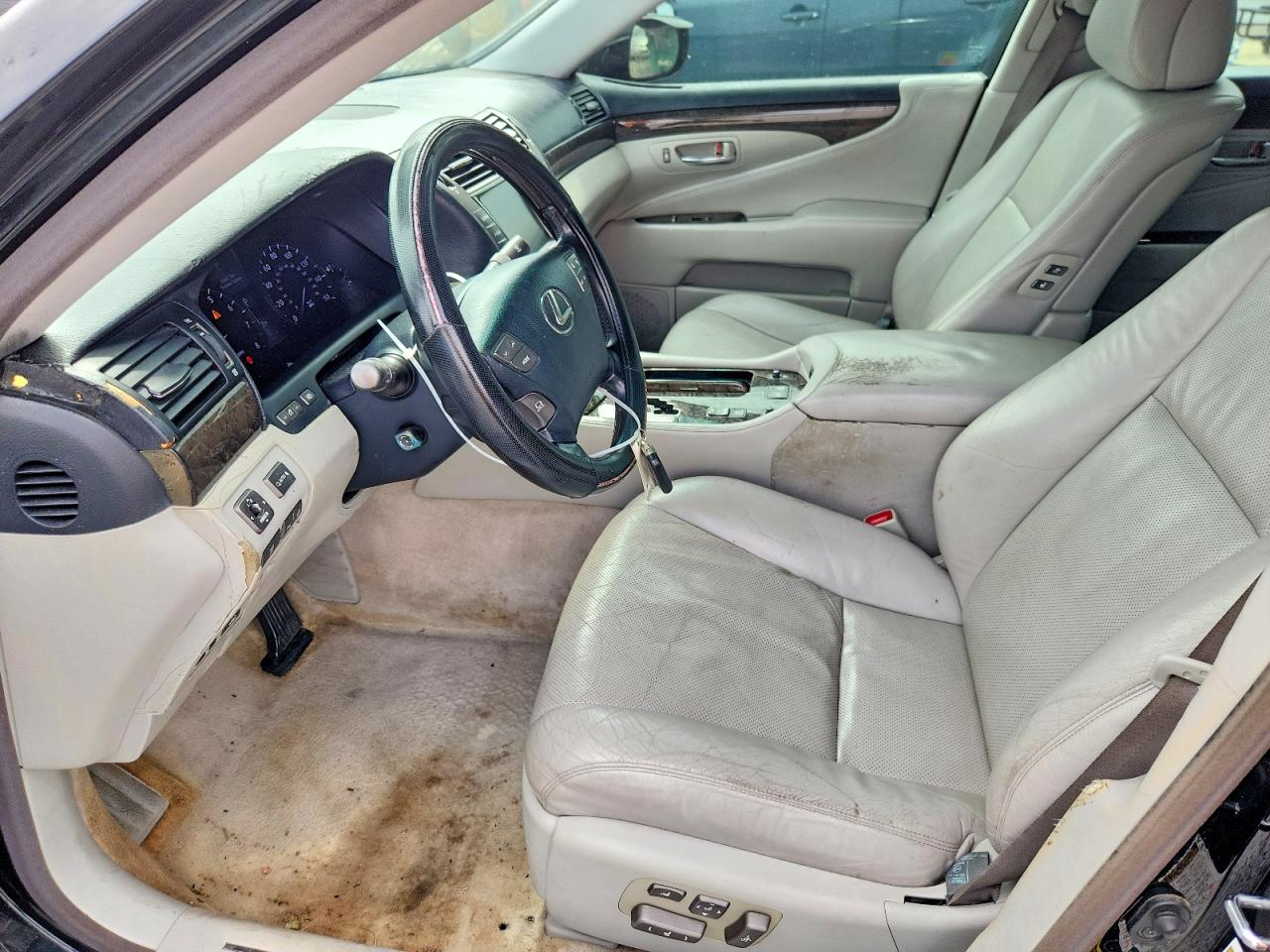 2007 Lexus Ls 460 Черный vin: JTHBL46FX75016270