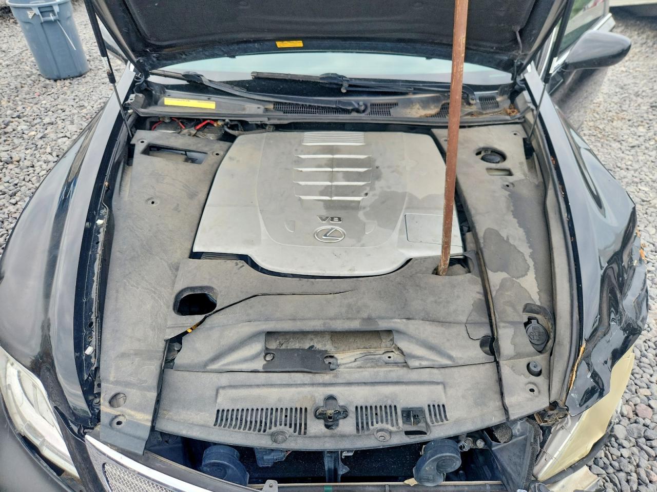 2007 Lexus Ls 460 Черный vin: JTHBL46FX75016270