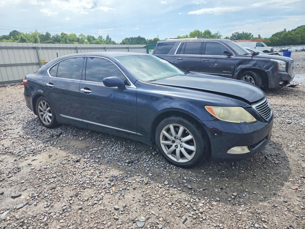 2007 Lexus Ls 460 Black vin: JTHBL46FX75042254
