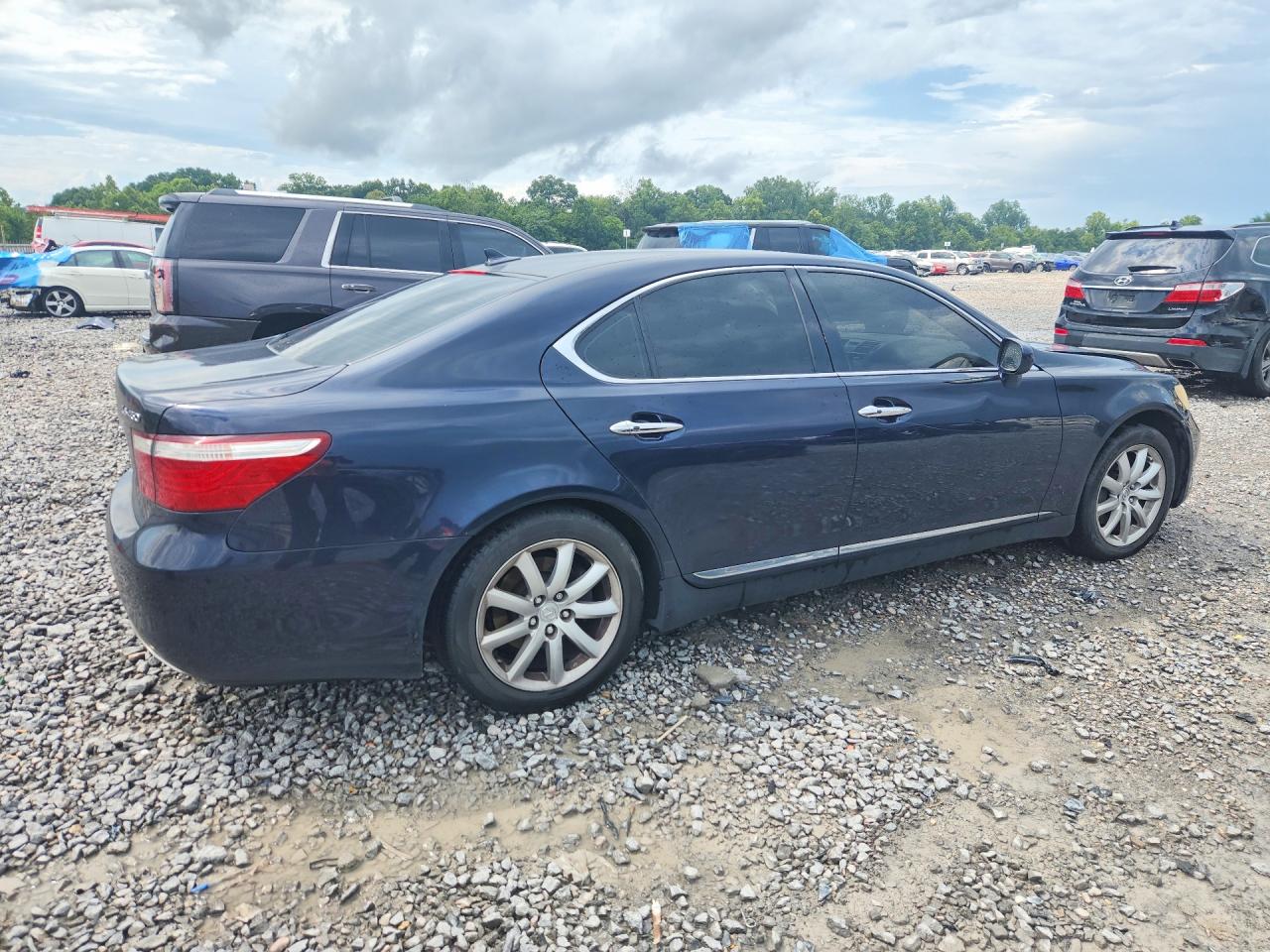 2007 Lexus Ls 460 Black vin: JTHBL46FX75042254