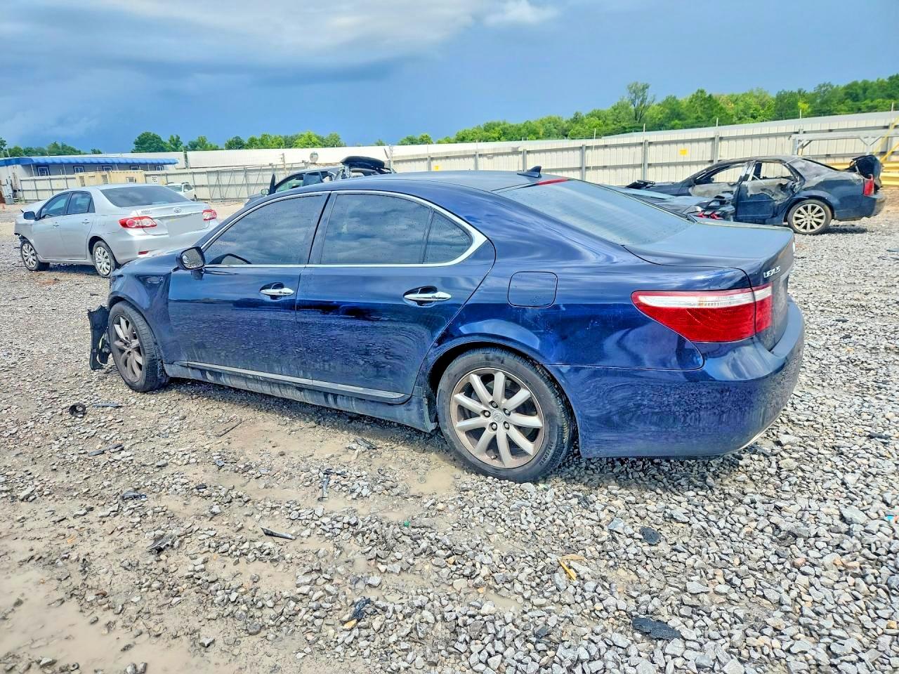 2007 Lexus Ls 460 Black vin: JTHBL46FX75042254