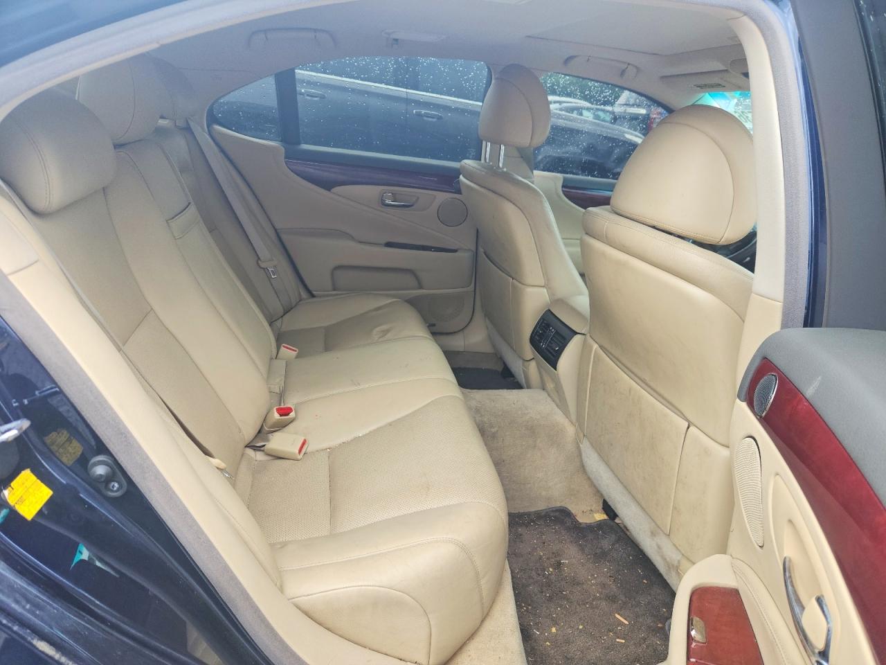 2007 Lexus Ls 460 Black vin: JTHBL46FX75042254