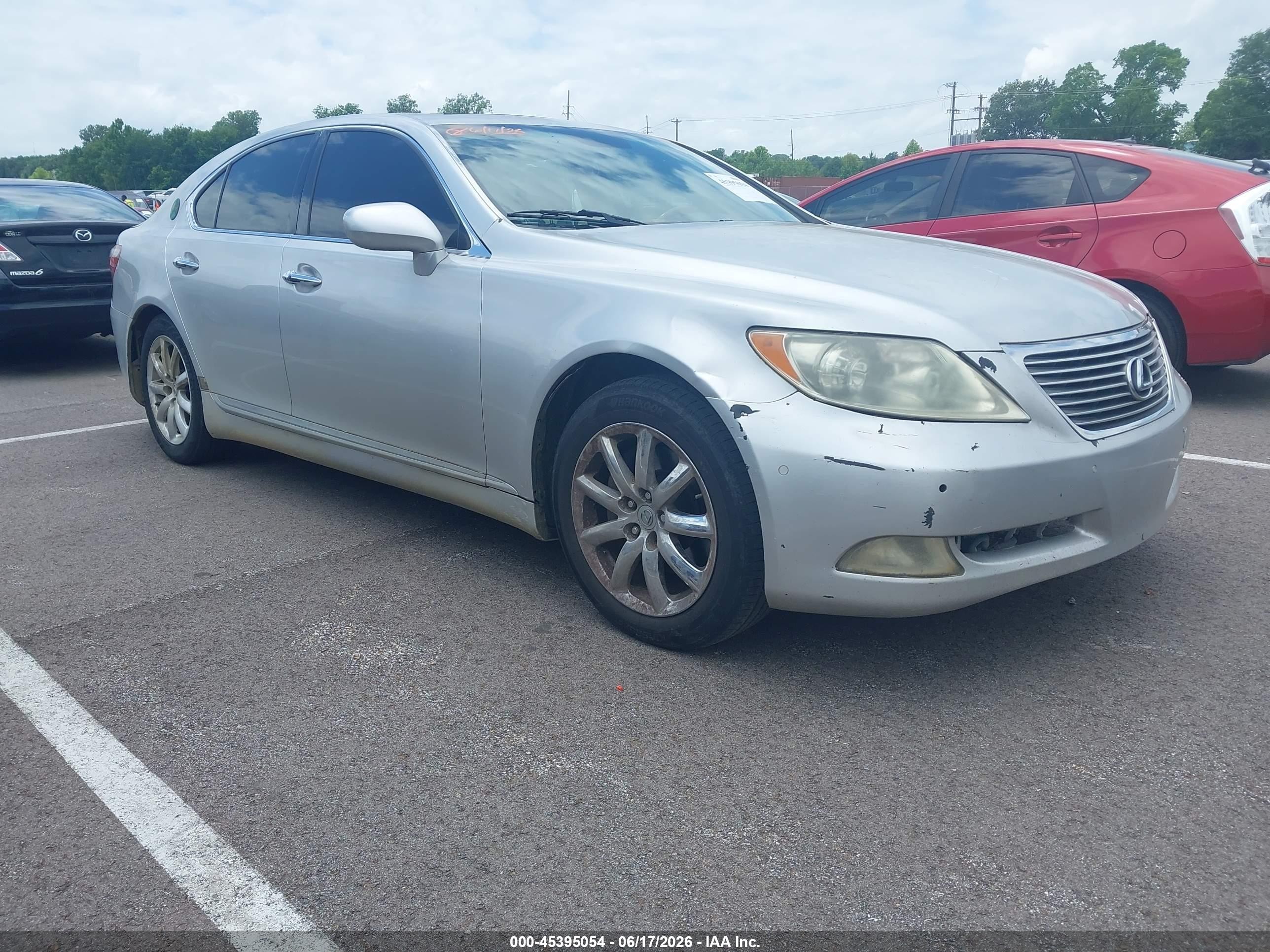 2007 Lexus Ls 460   Silver vin: JTHBL46FX75048216
