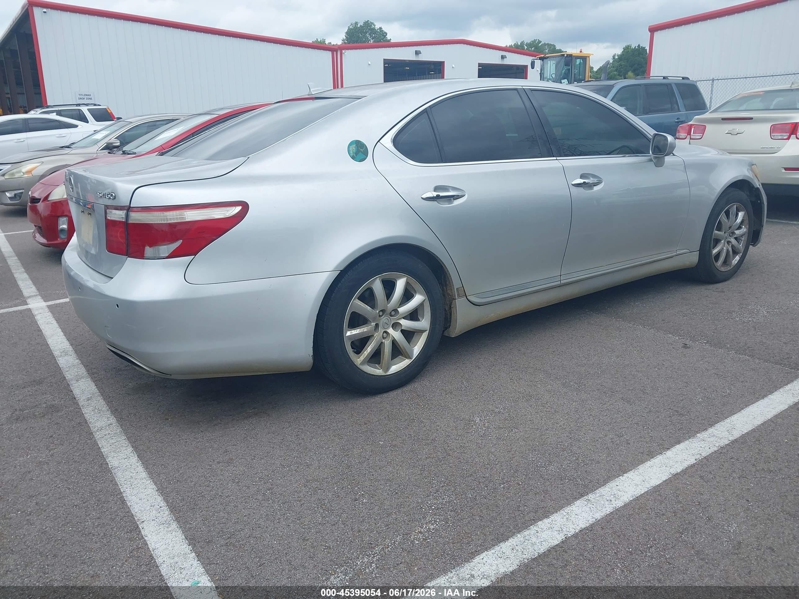 2007 Lexus Ls 460   Silver vin: JTHBL46FX75048216