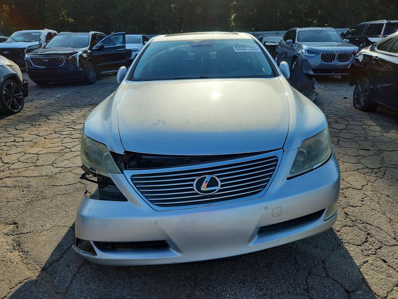 2007 Lexus Ls 460 Silver vin: JTHBL46FX75050631