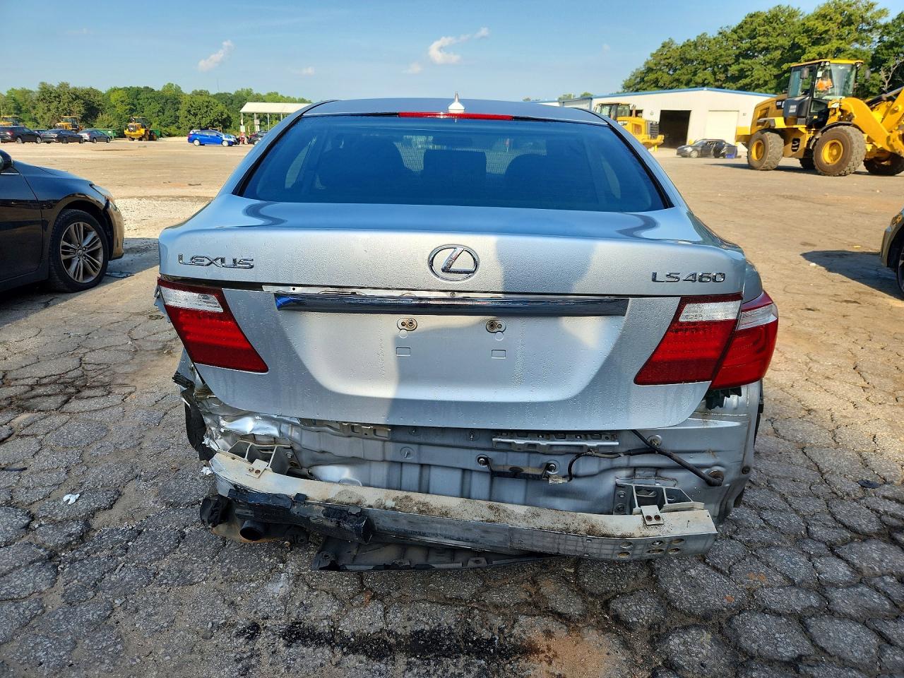 2007 Lexus Ls 460 Silver vin: JTHBL46FX75050631