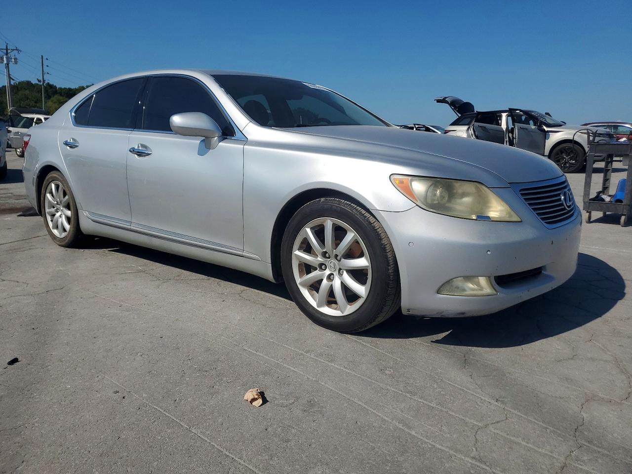 2008 Lexus Ls 460 Silver vin: JTHBL46FX85052168