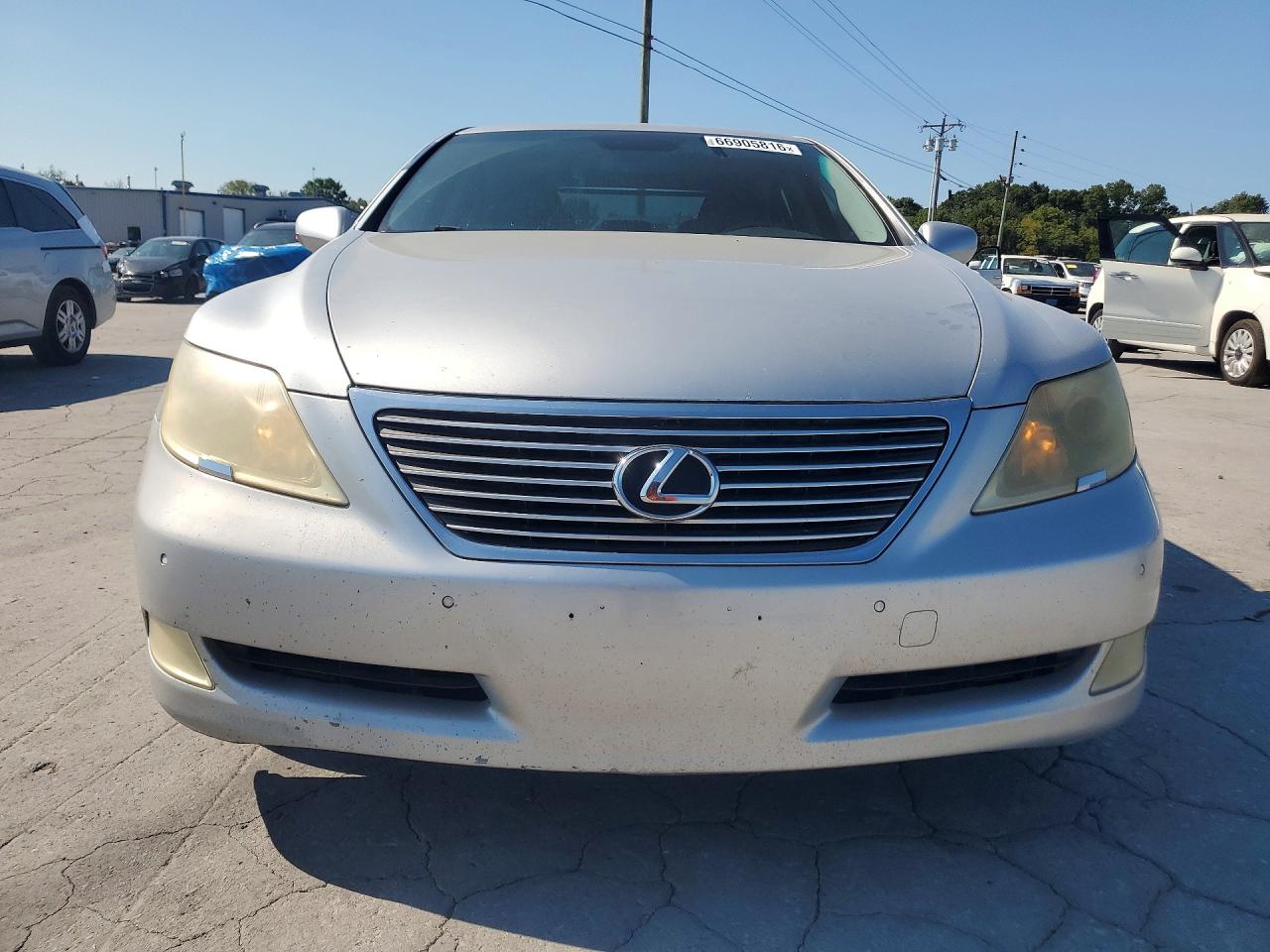 2008 Lexus Ls 460 Silver vin: JTHBL46FX85052168