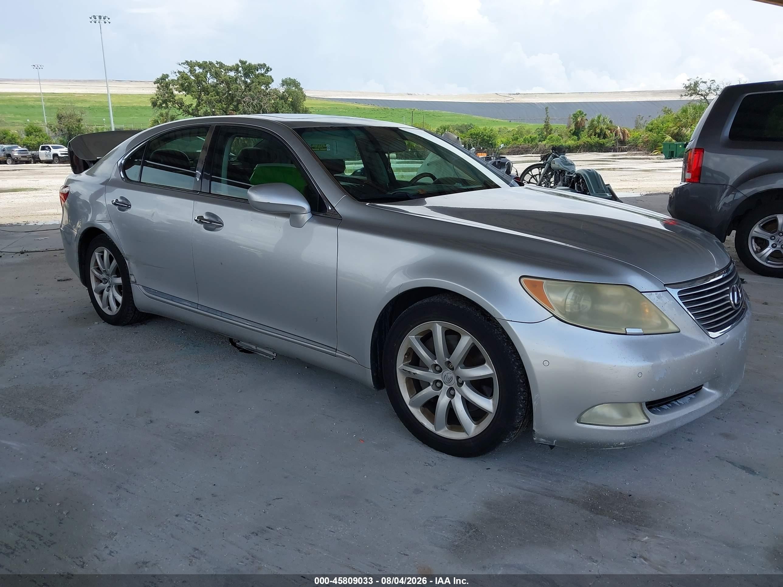 2008 Lexus Ls 460   Silver vin: JTHBL46FX85053563