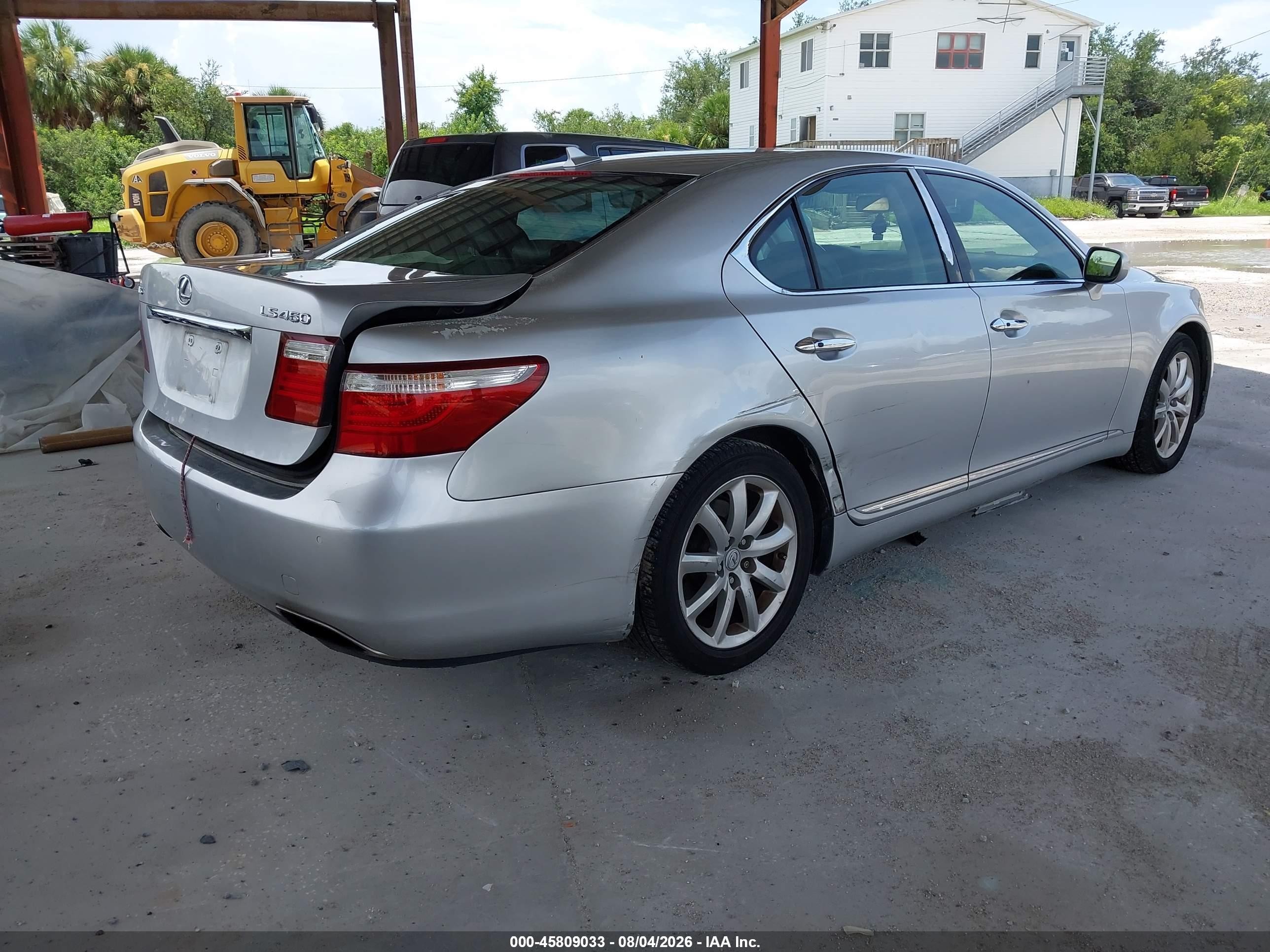 2008 Lexus Ls 460   Silver vin: JTHBL46FX85053563