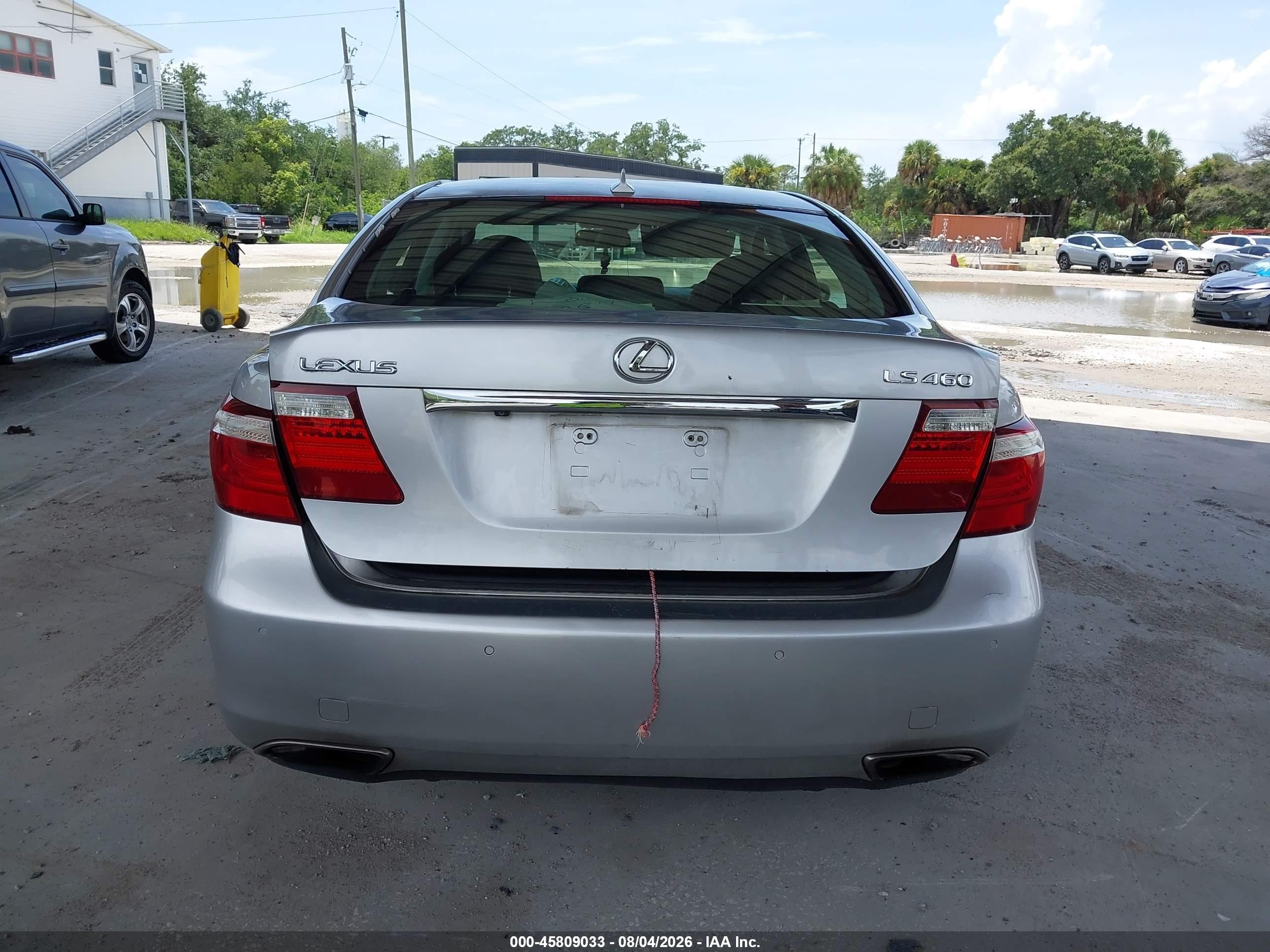 2008 Lexus Ls 460   Silver vin: JTHBL46FX85053563