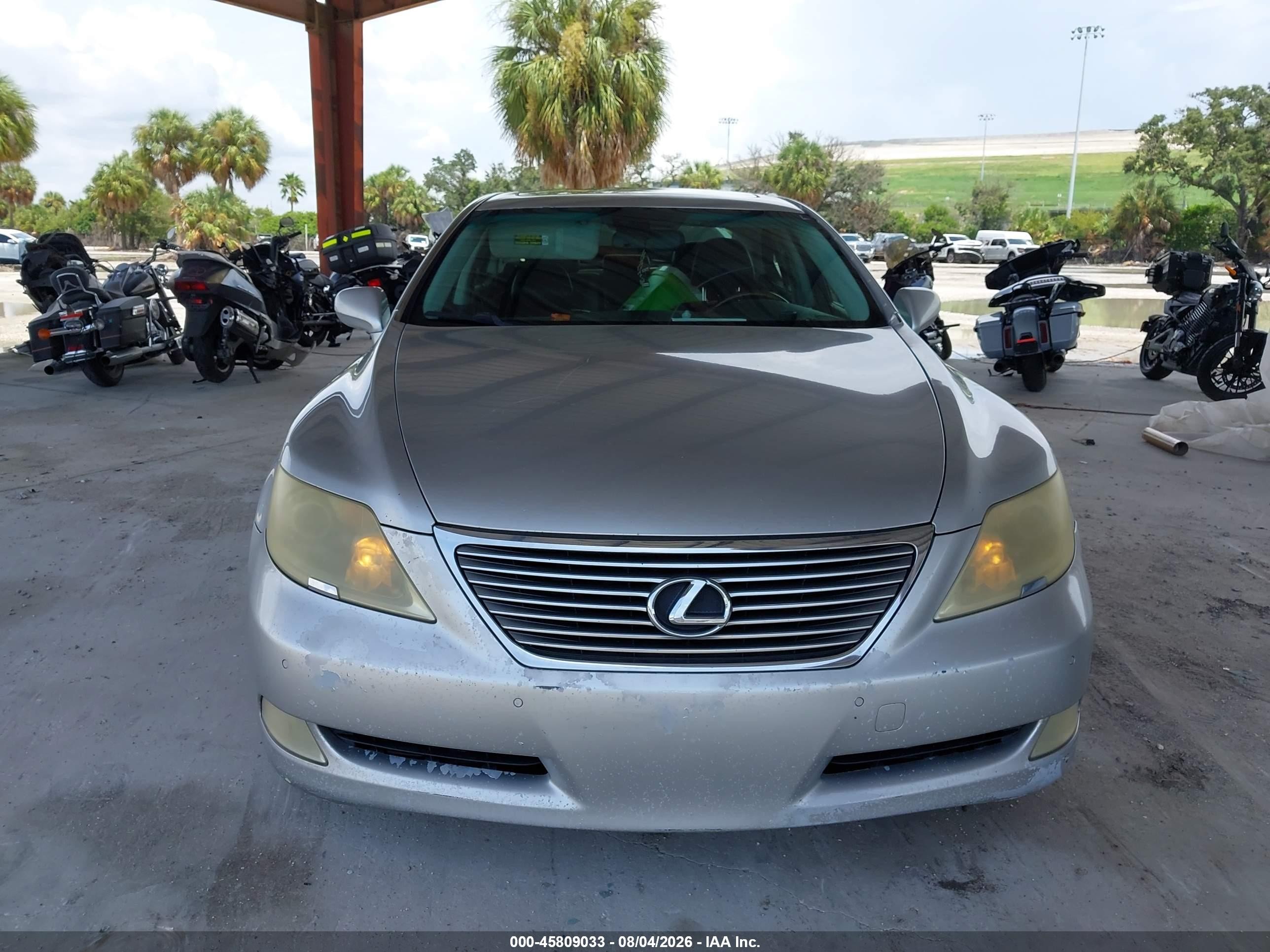2008 Lexus Ls 460   Silver vin: JTHBL46FX85053563
