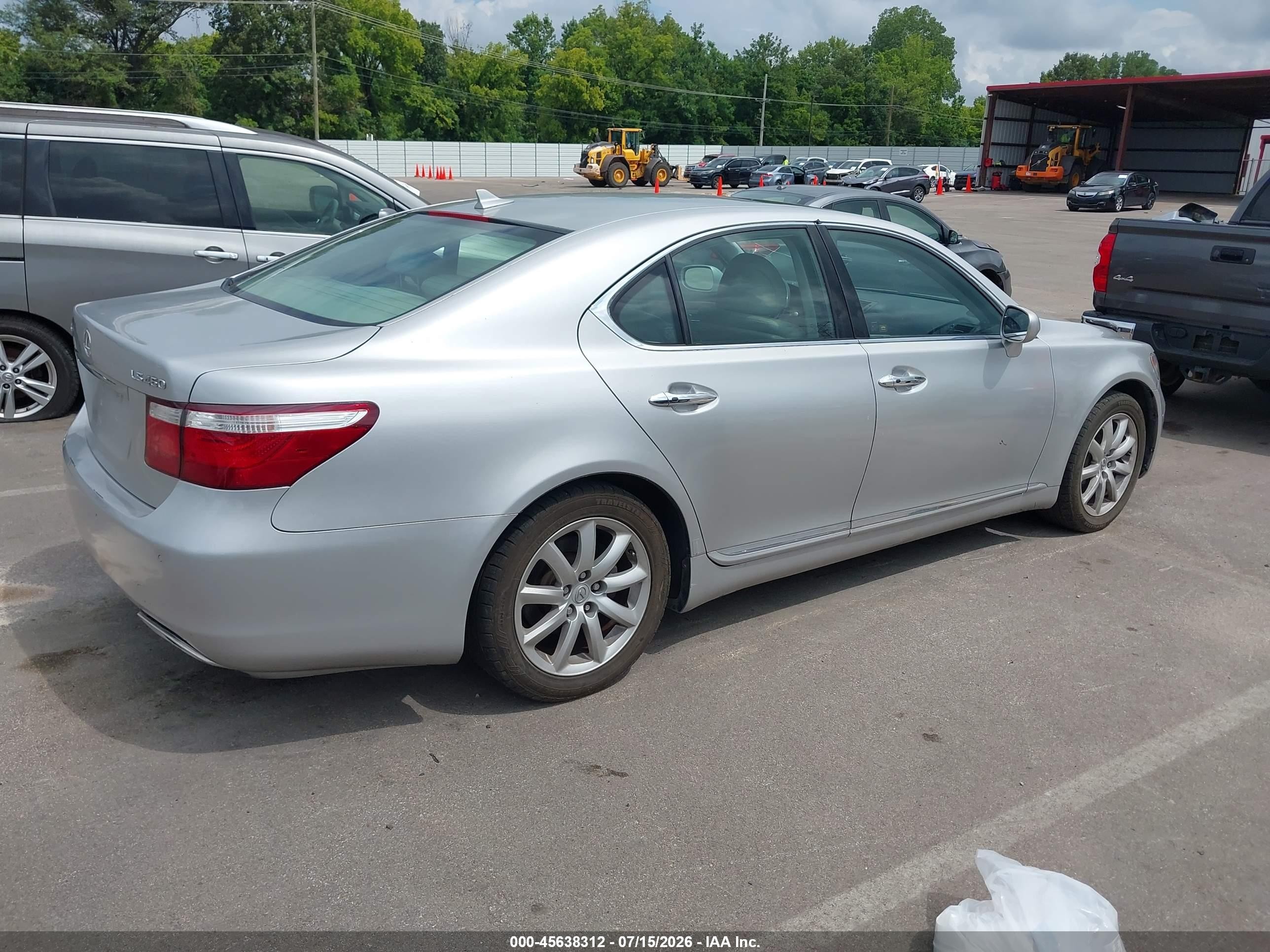 2008 Lexus Ls 460   Silver vin: JTHBL46FX85066569