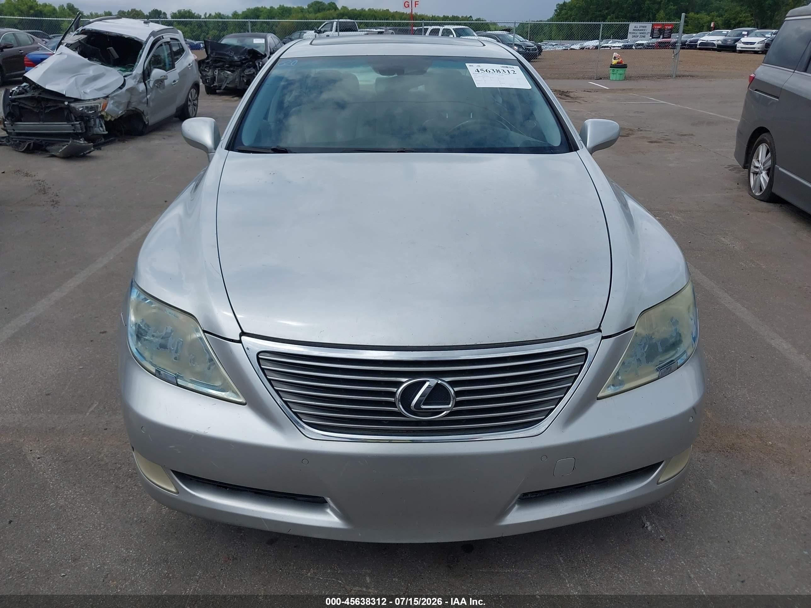 2008 Lexus Ls 460   Silver vin: JTHBL46FX85066569