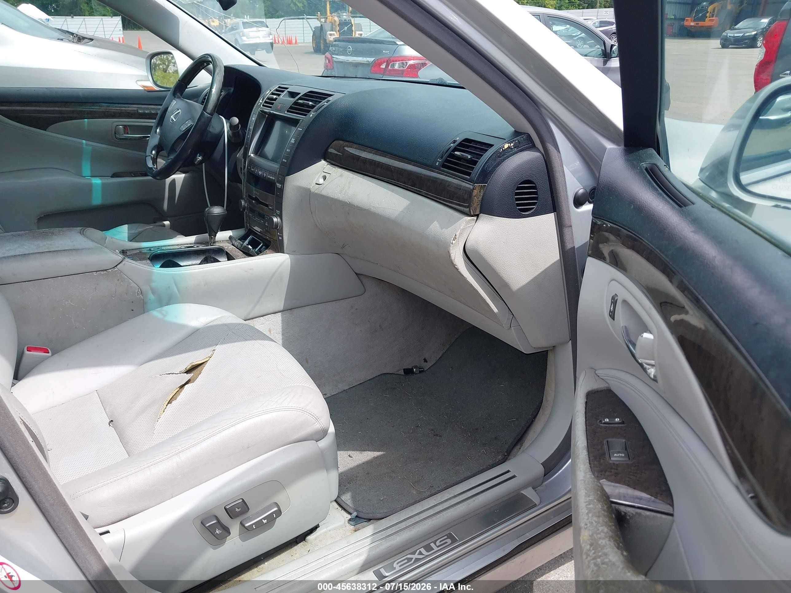 2008 Lexus Ls 460   Silver vin: JTHBL46FX85066569