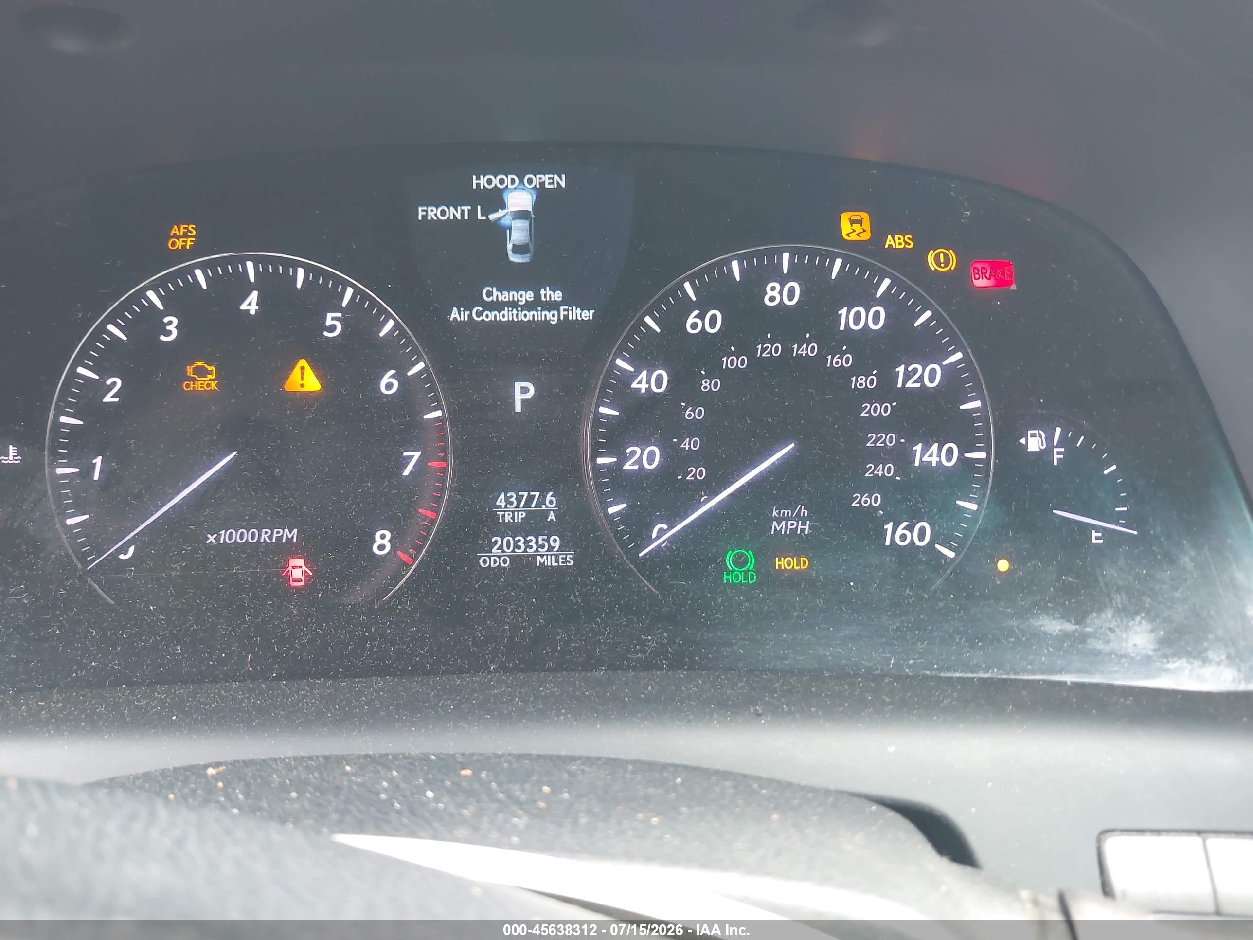 2008 Lexus Ls 460   Silver vin: JTHBL46FX85066569