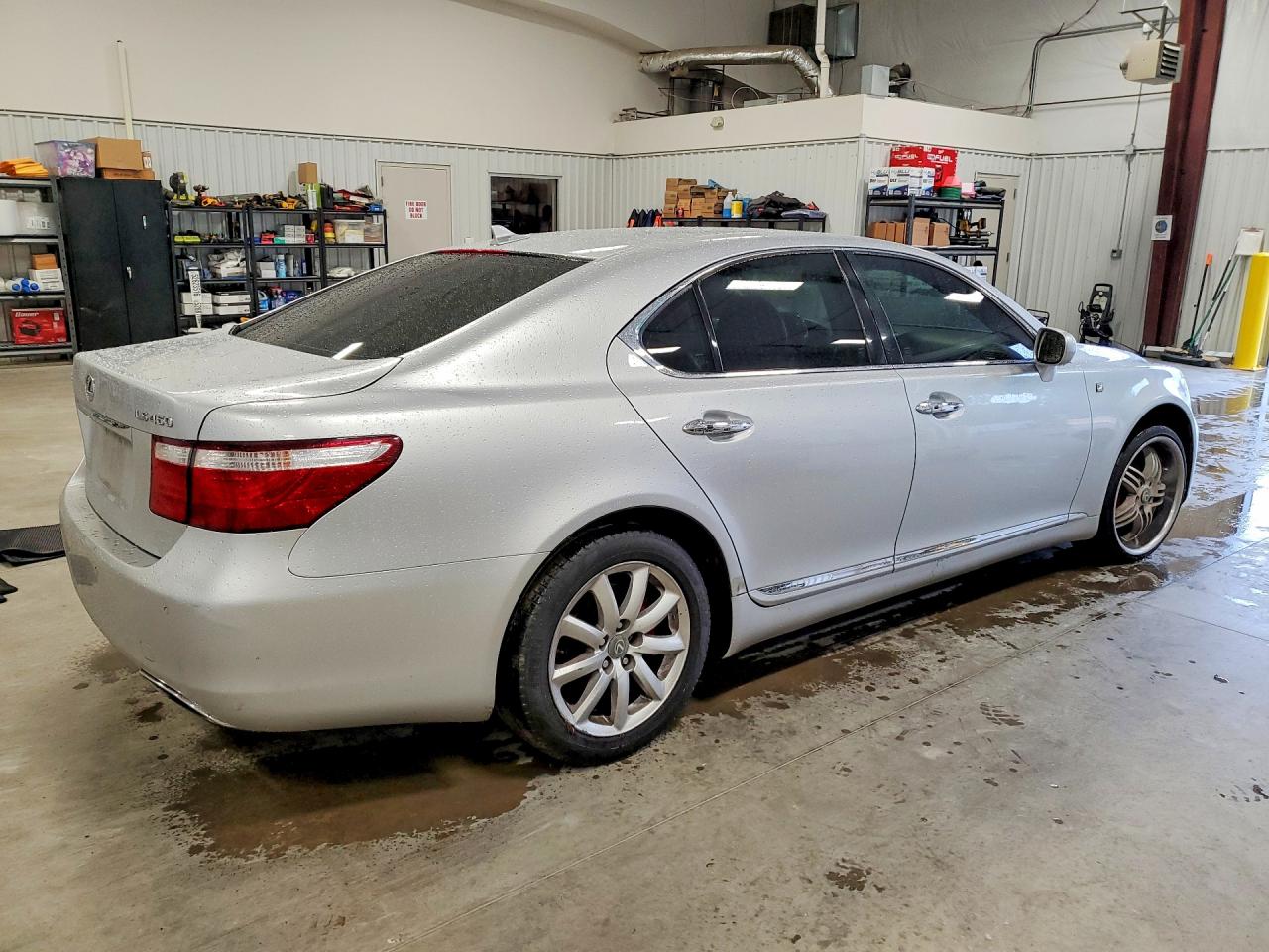2008 Lexus Ls 460 Silver vin: JTHBL46FX85068581