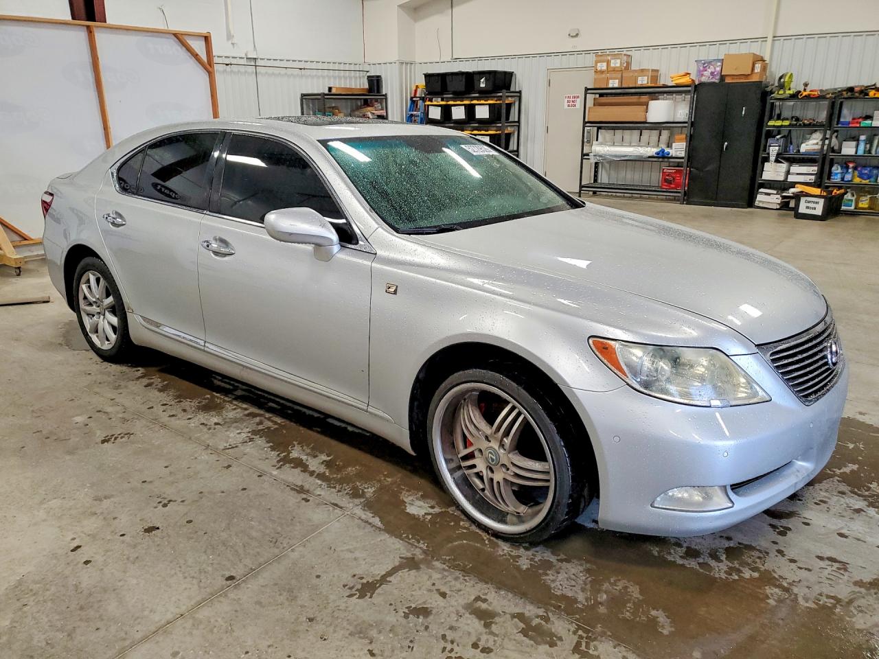 2008 Lexus Ls 460 Silver vin: JTHBL46FX85068581