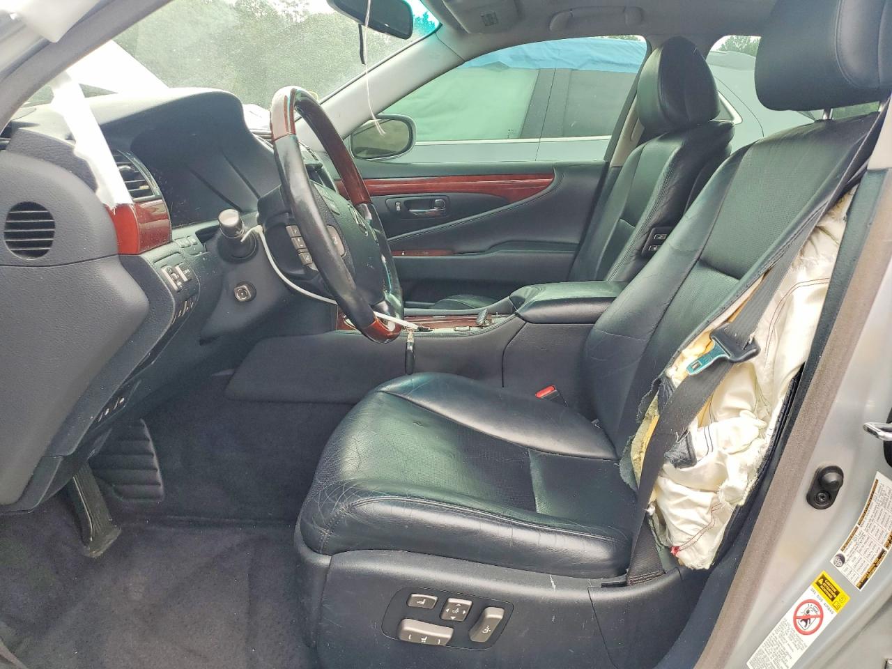 2008 Lexus Ls 460 Silver vin: JTHBL46FX85068581