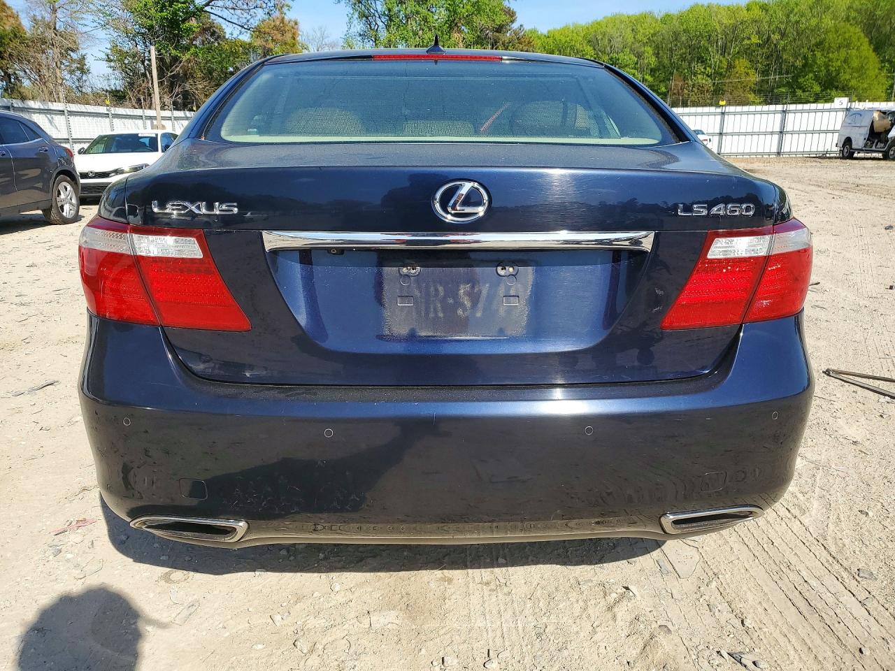 2008 Lexus Ls 460 Blue vin: JTHBL46FX85072100