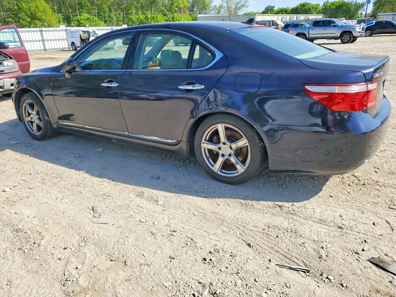 2008 Lexus Ls 460 Blue vin: JTHBL46FX85072100