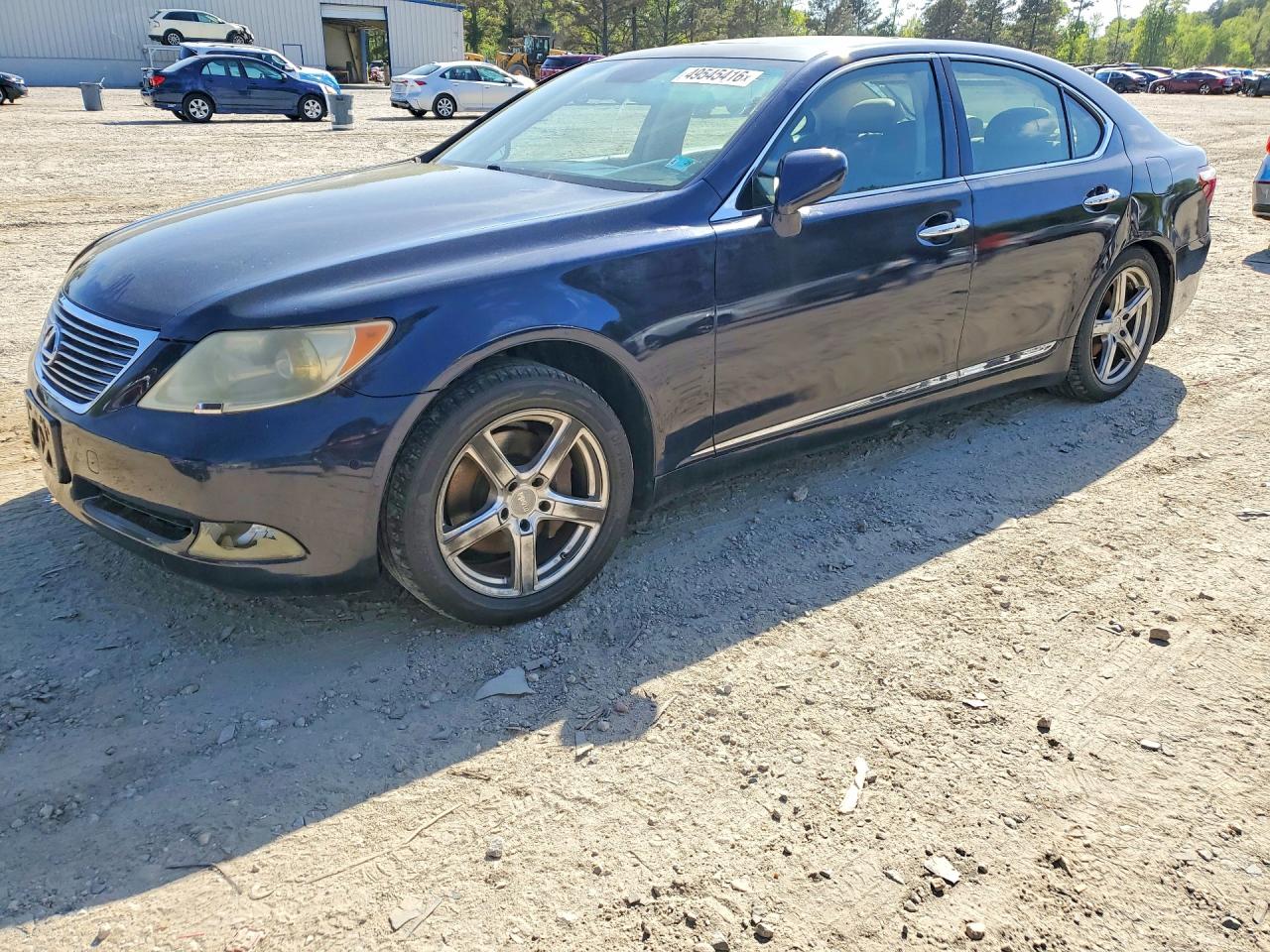 2008 Lexus Ls 460 Blue vin: JTHBL46FX85072100