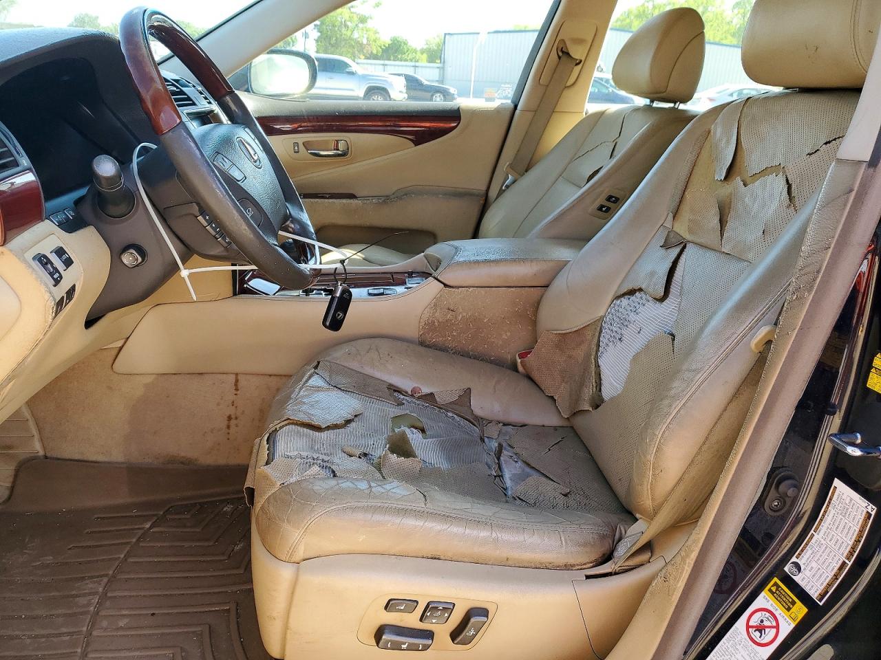 2008 Lexus Ls 460 Blue vin: JTHBL46FX85072100