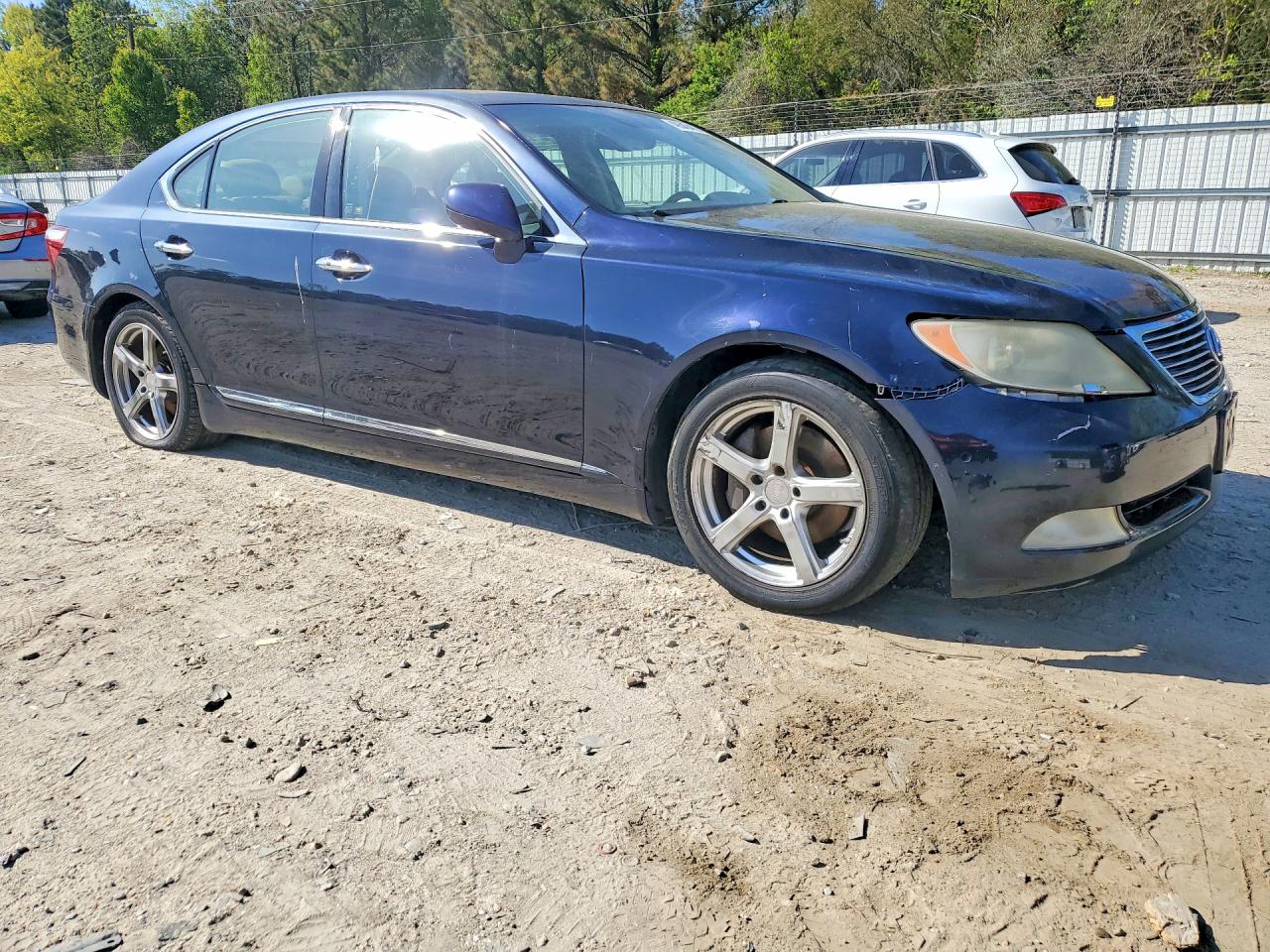 2008 Lexus Ls 460 Blue vin: JTHBL46FX85072100