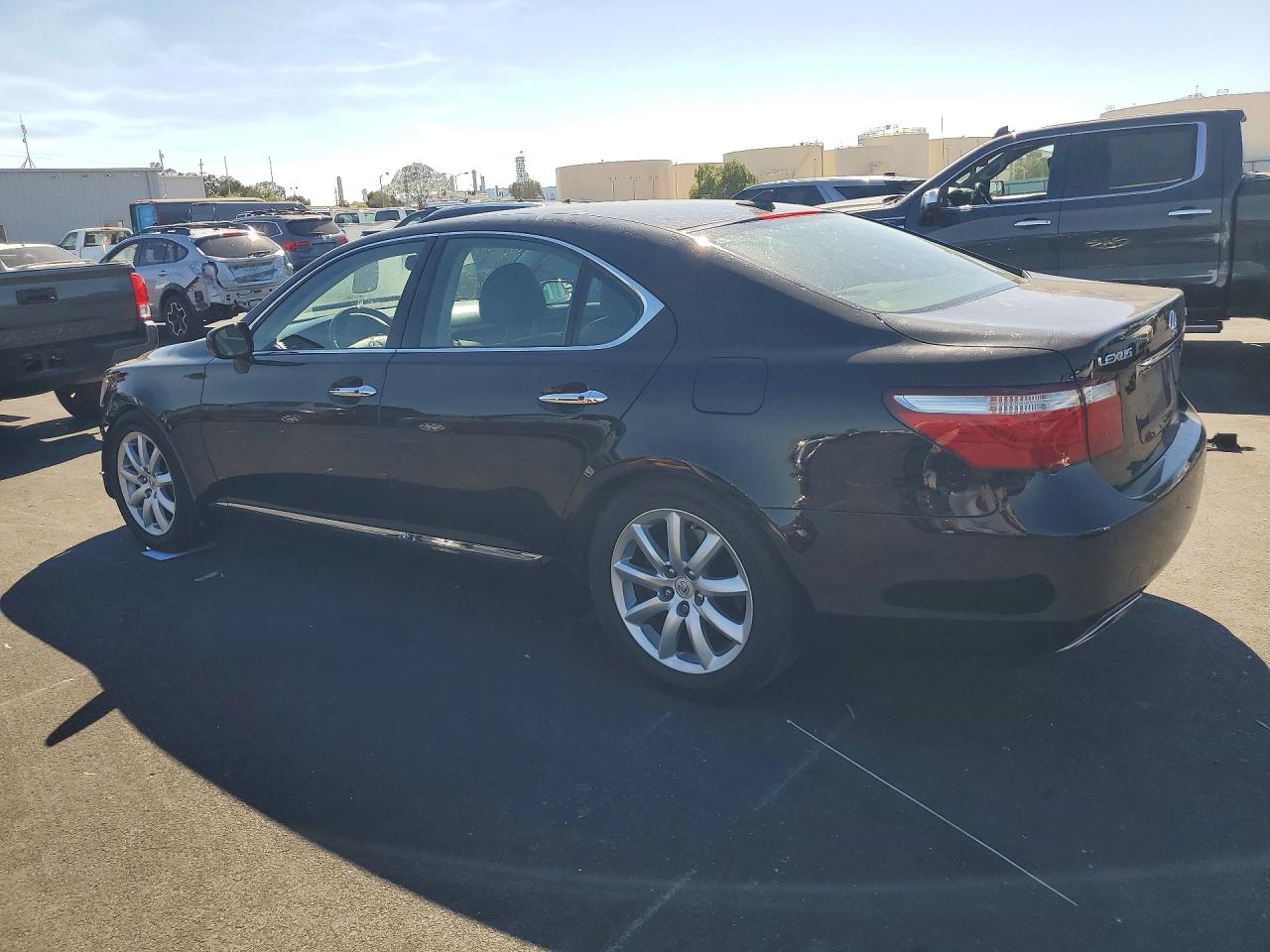 2008 Lexus Ls 460 Black vin: JTHBL46FX85072128