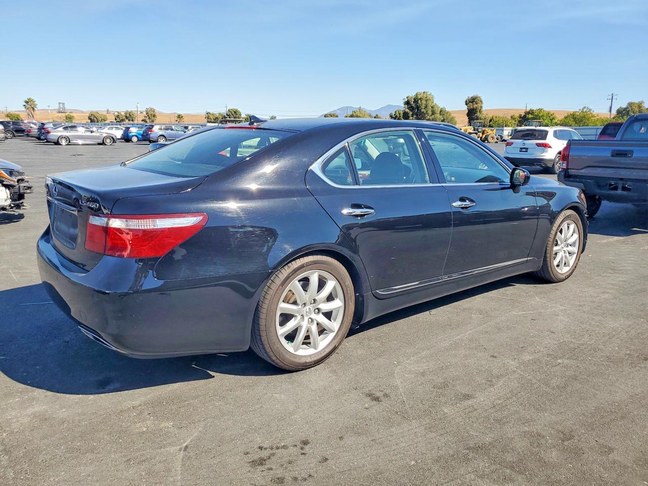 2008 Lexus Ls 460 Black vin: JTHBL46FX85072128