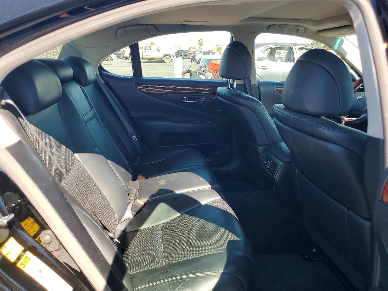 2008 Lexus Ls 460 Black vin: JTHBL46FX85072128