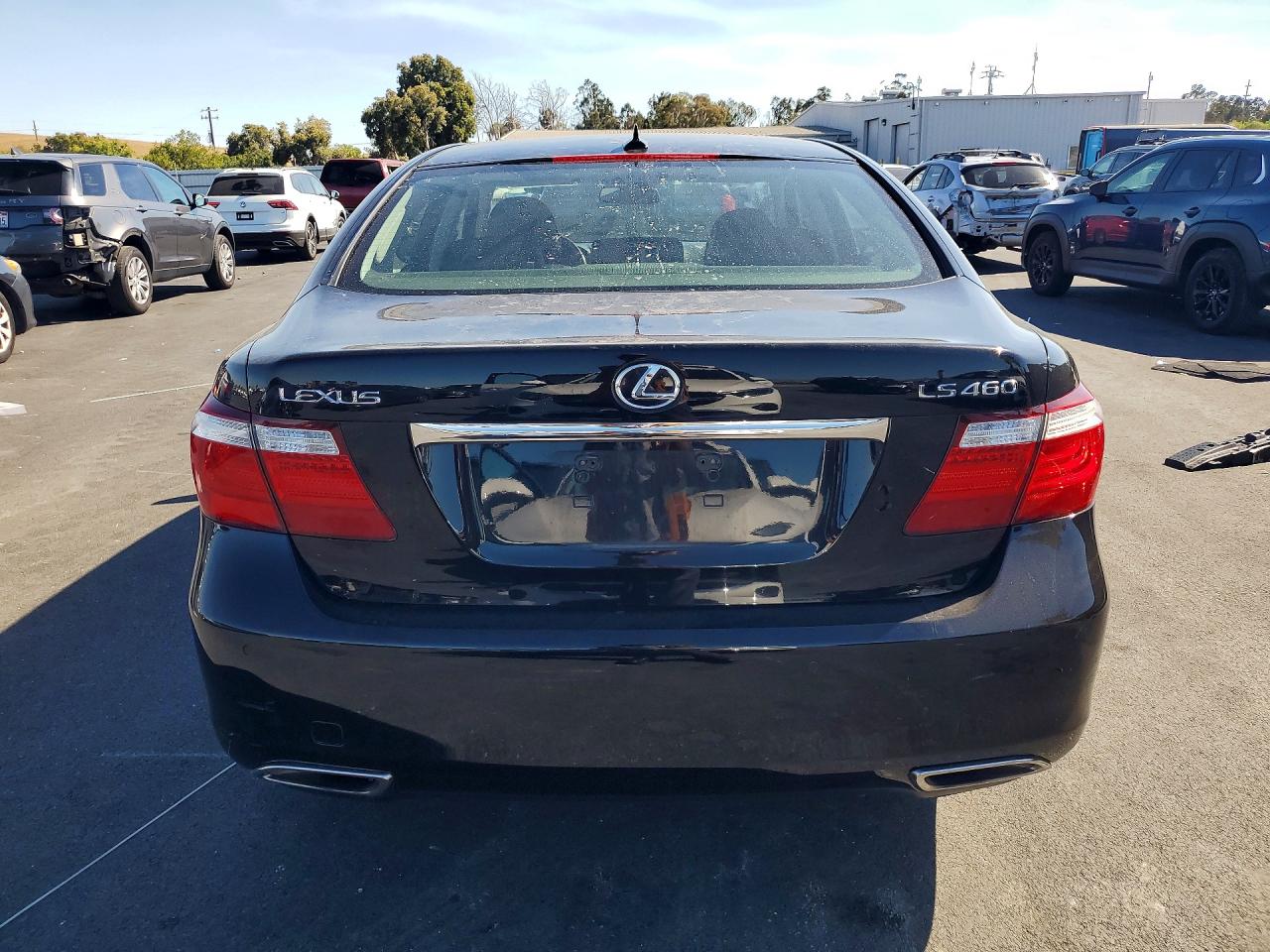 2008 Lexus Ls 460 Black vin: JTHBL46FX85072128