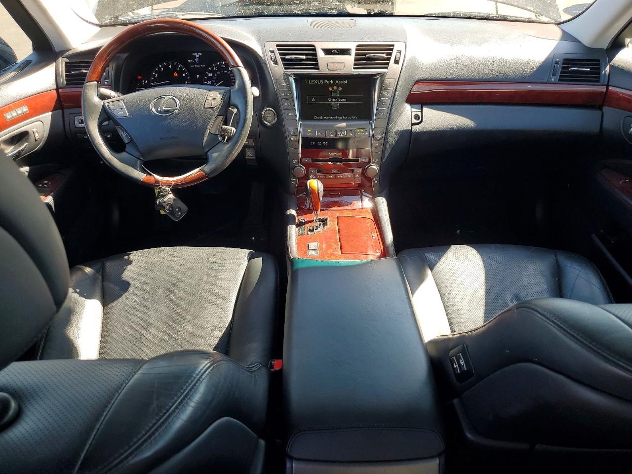2008 Lexus Ls 460 Black vin: JTHBL46FX85072128