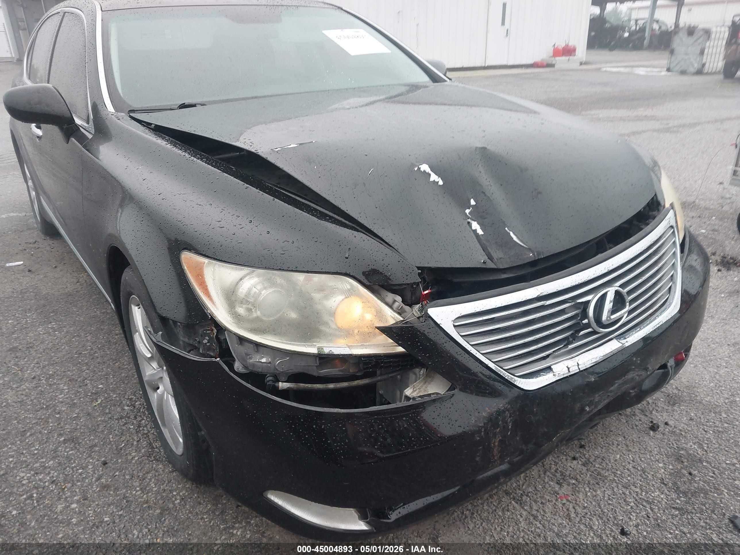 2008 Lexus Ls 460 Black vin: JTHBL46FX85080780