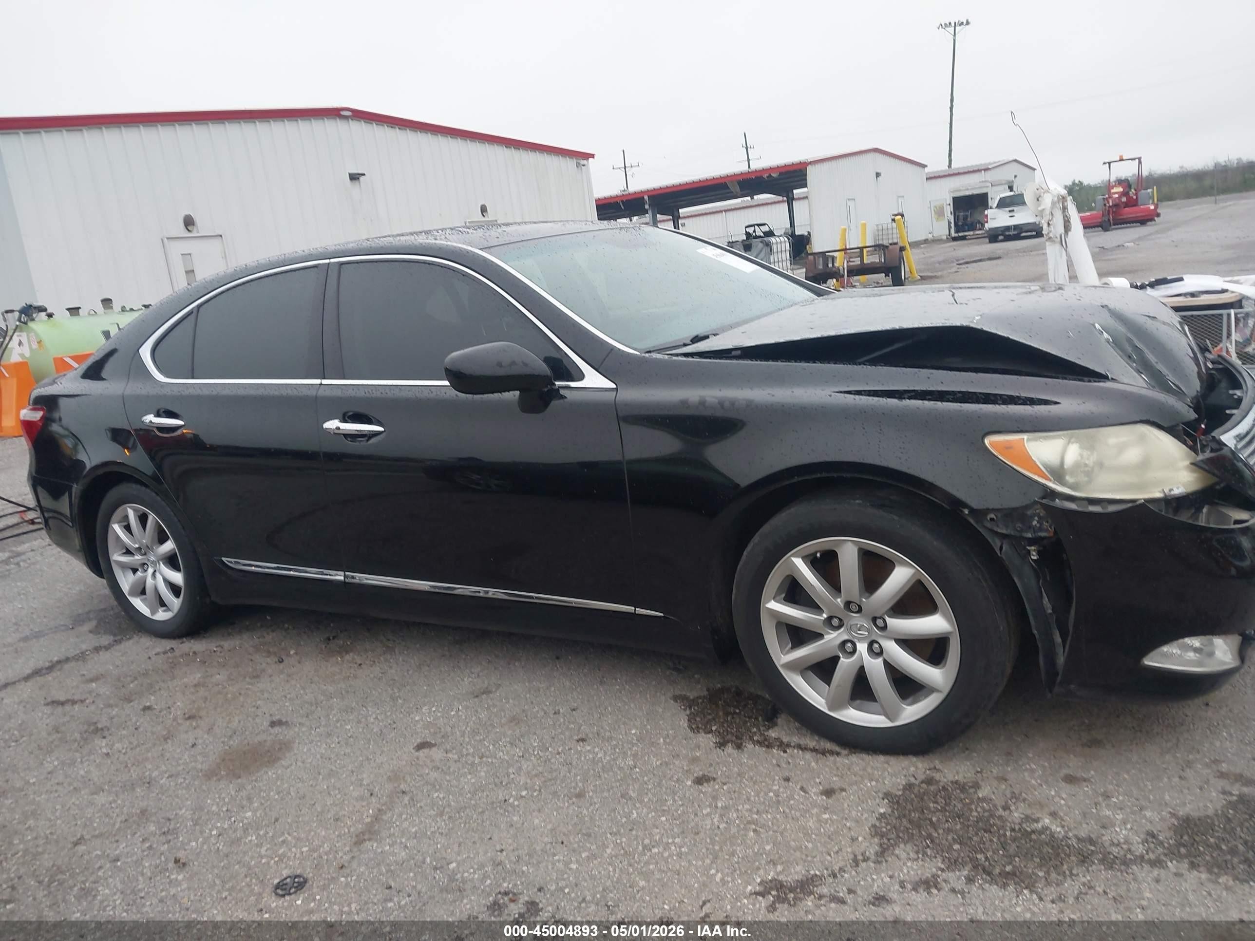 2008 Lexus Ls 460 Black vin: JTHBL46FX85080780