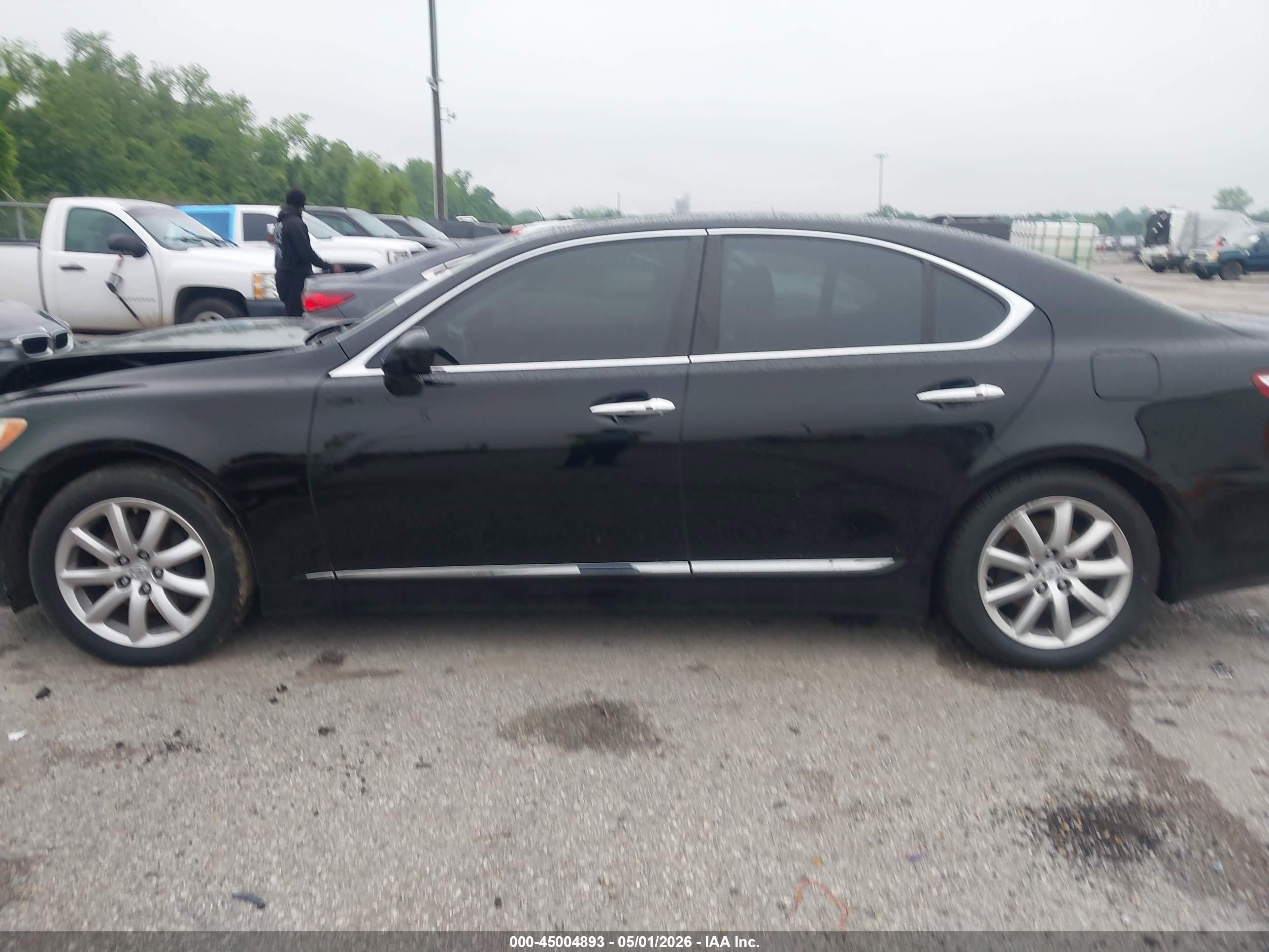 2008 Lexus Ls 460 Black vin: JTHBL46FX85080780