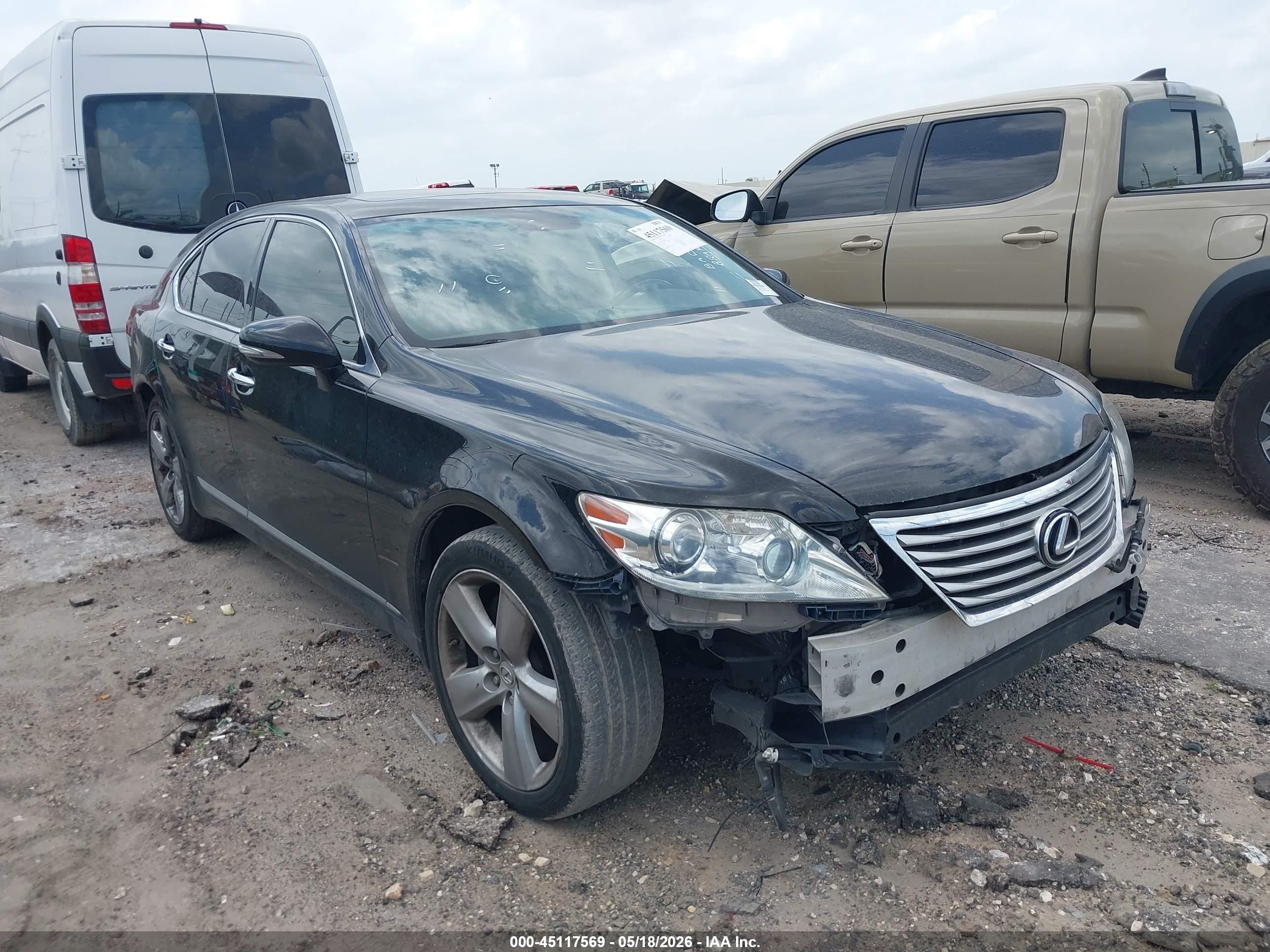 2011 Lexus Ls 460   Black vin: JTHBL5EF0B5106687