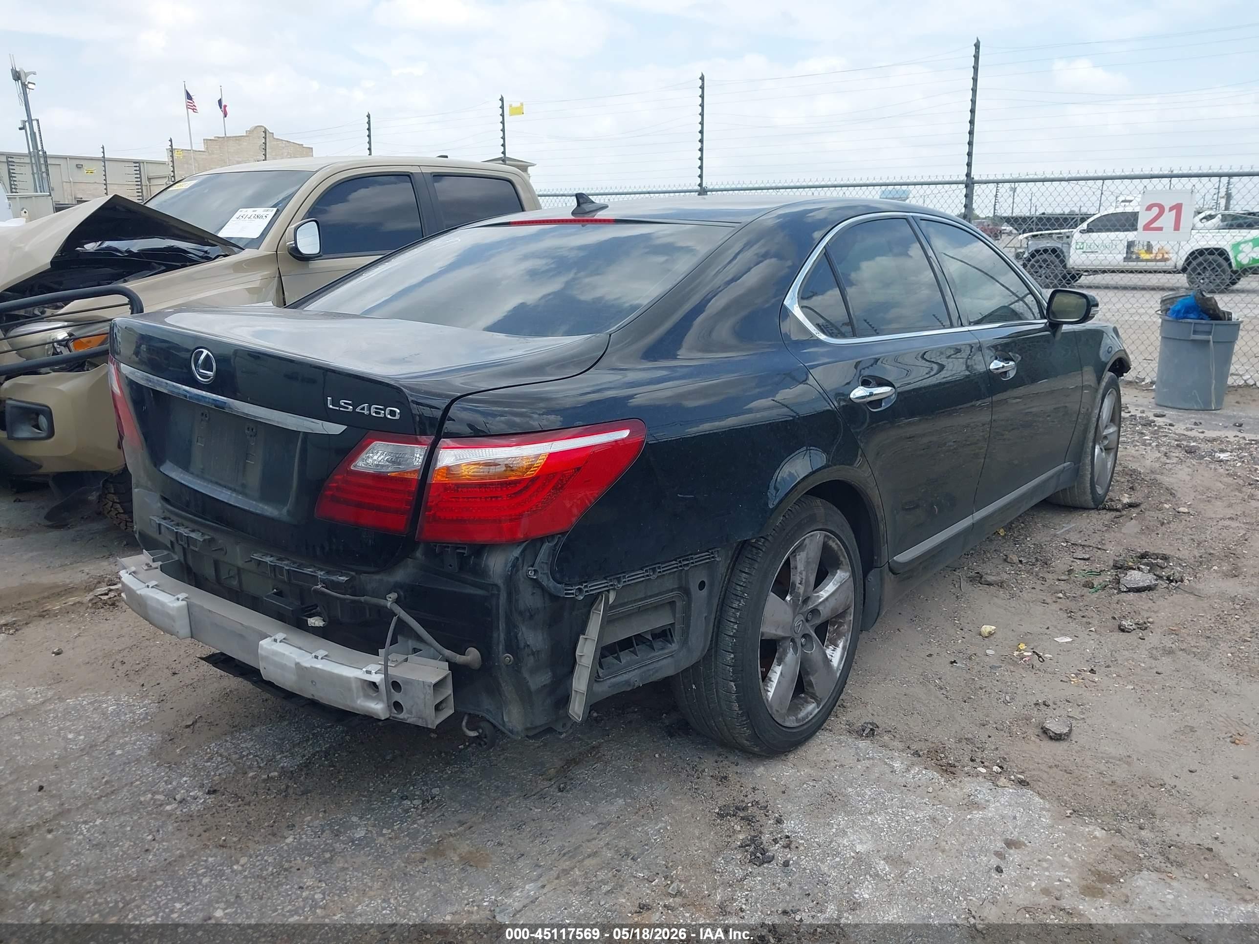 2011 Lexus Ls 460   Black vin: JTHBL5EF0B5106687