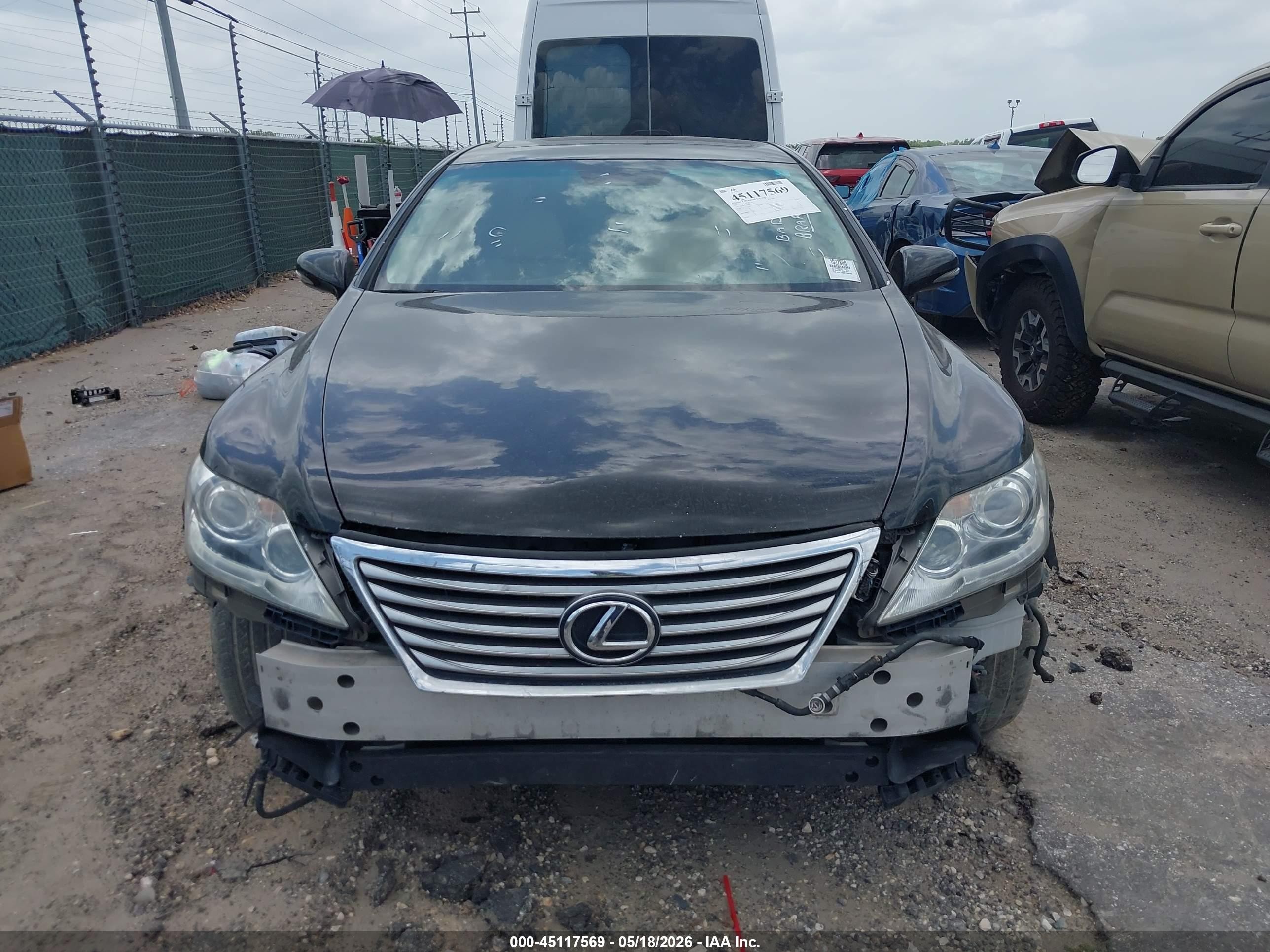 2011 Lexus Ls 460   Black vin: JTHBL5EF0B5106687