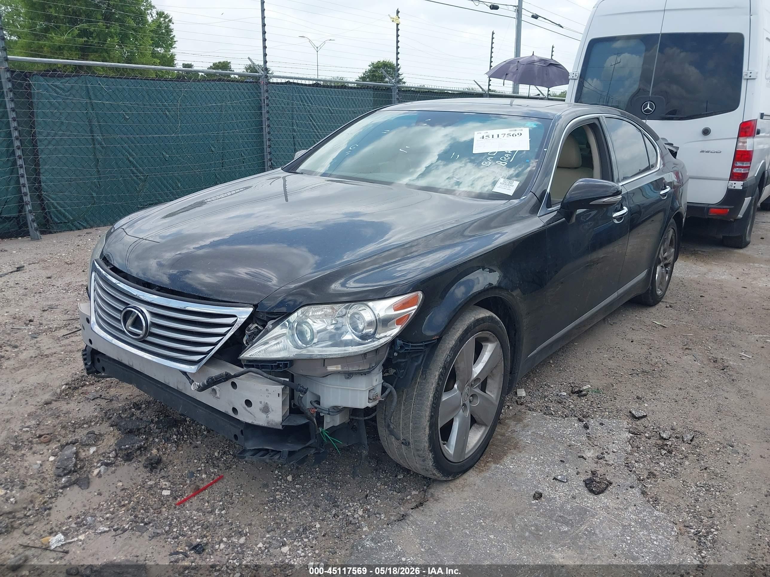 2011 Lexus Ls 460   Black vin: JTHBL5EF0B5106687