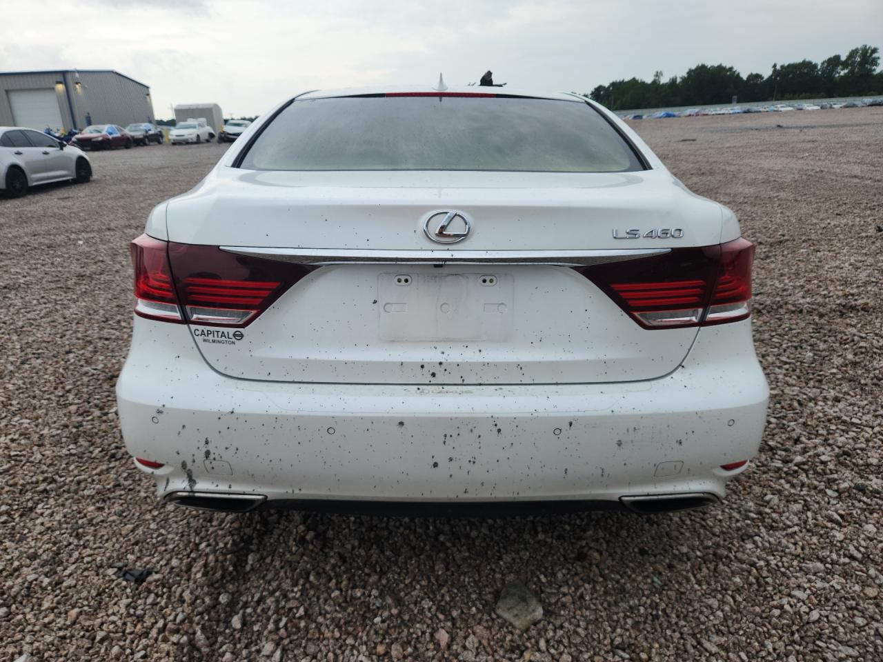 2014 Lexus Ls 460 White vin: JTHBL5EF0E5128404