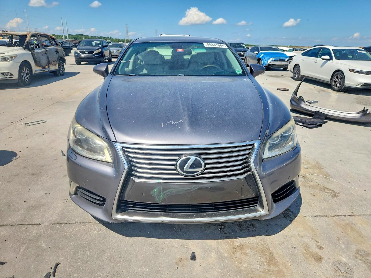 2014 Lexus Ls 460 Gray vin: JTHBL5EF0E5132517