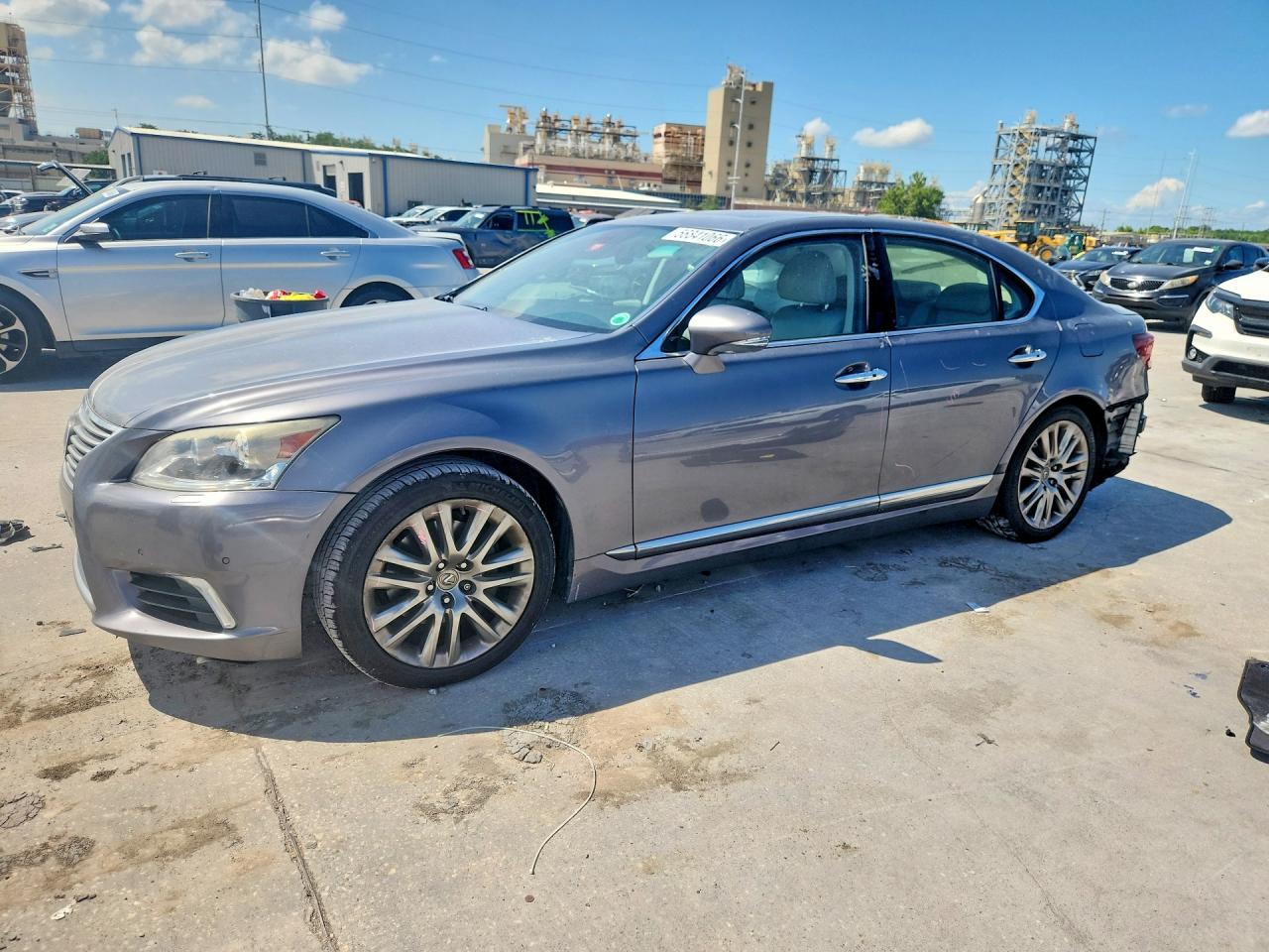 2014 Lexus Ls 460 Gray vin: JTHBL5EF0E5132517