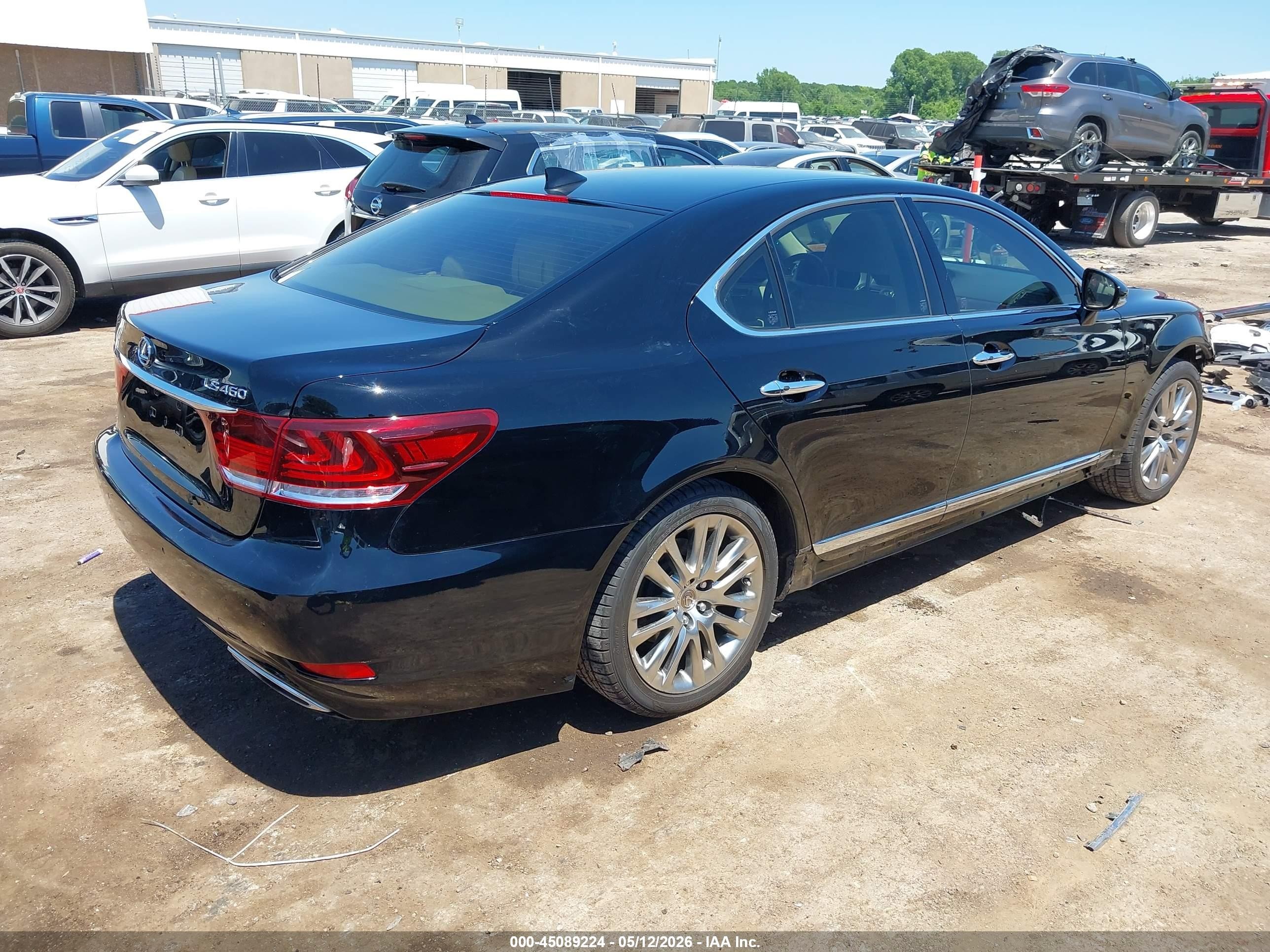 2015 Lexus Ls 460   Black vin: JTHBL5EF0F5133765
