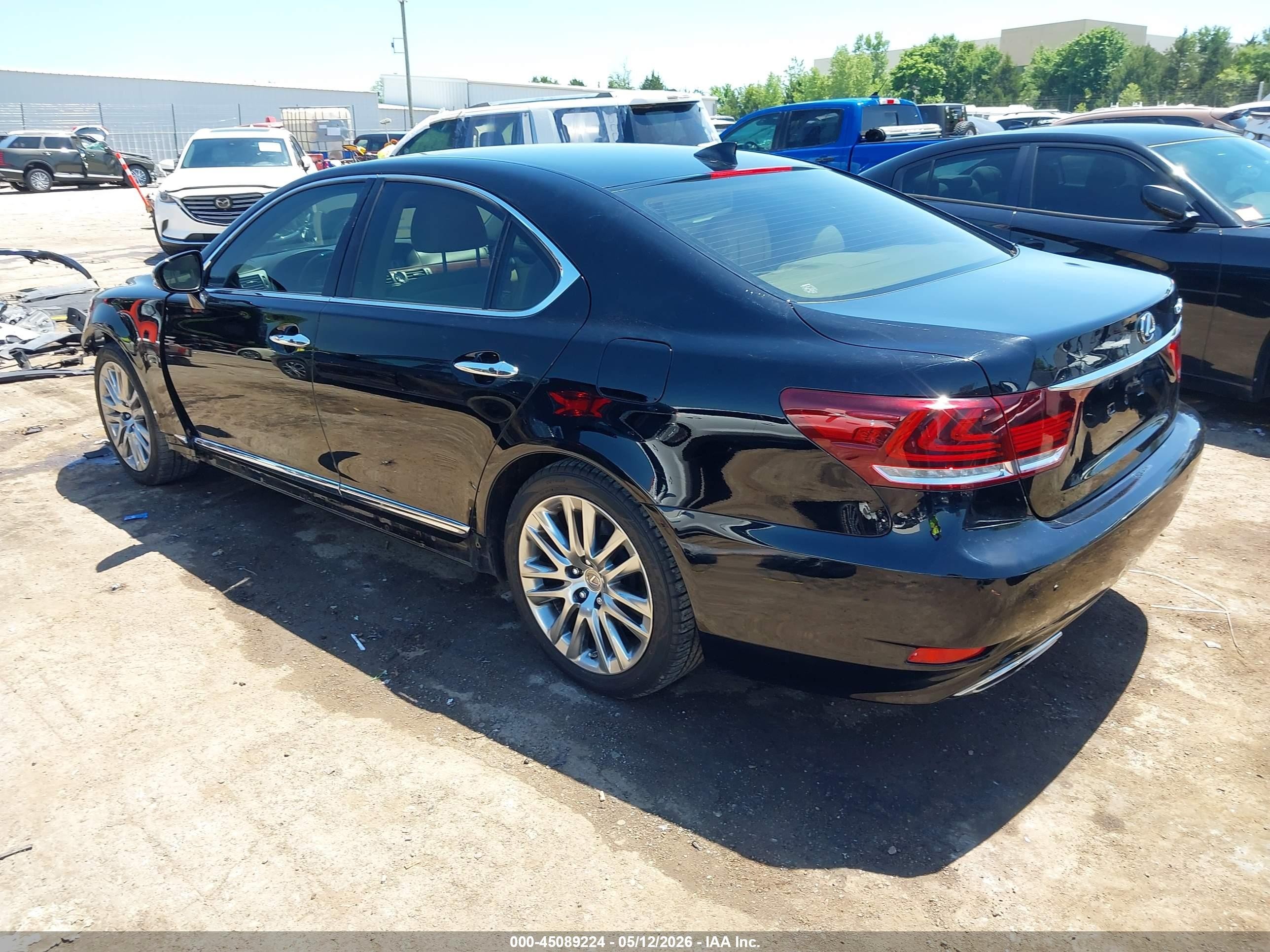 2015 Lexus Ls 460   Black vin: JTHBL5EF0F5133765