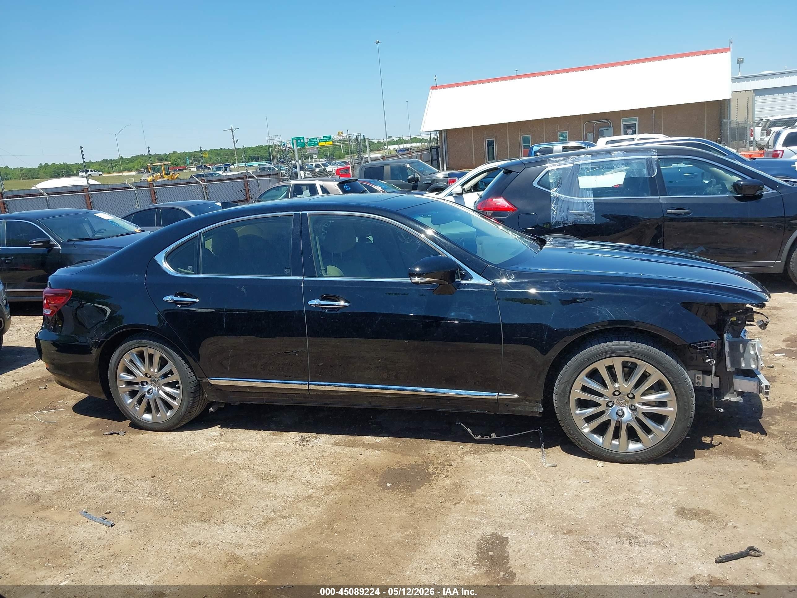 2015 Lexus Ls 460   Black vin: JTHBL5EF0F5133765