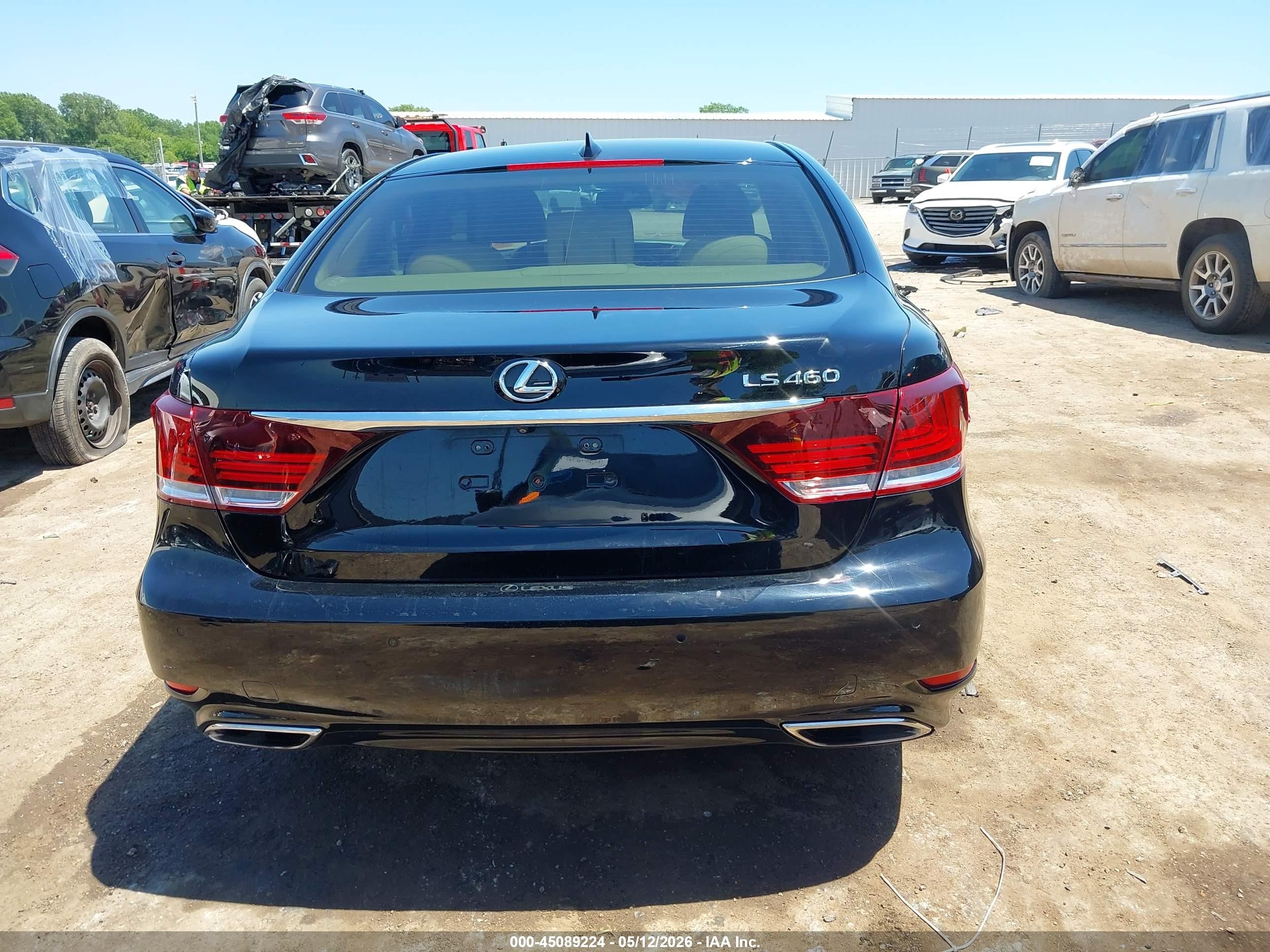 2015 Lexus Ls 460   Black vin: JTHBL5EF0F5133765